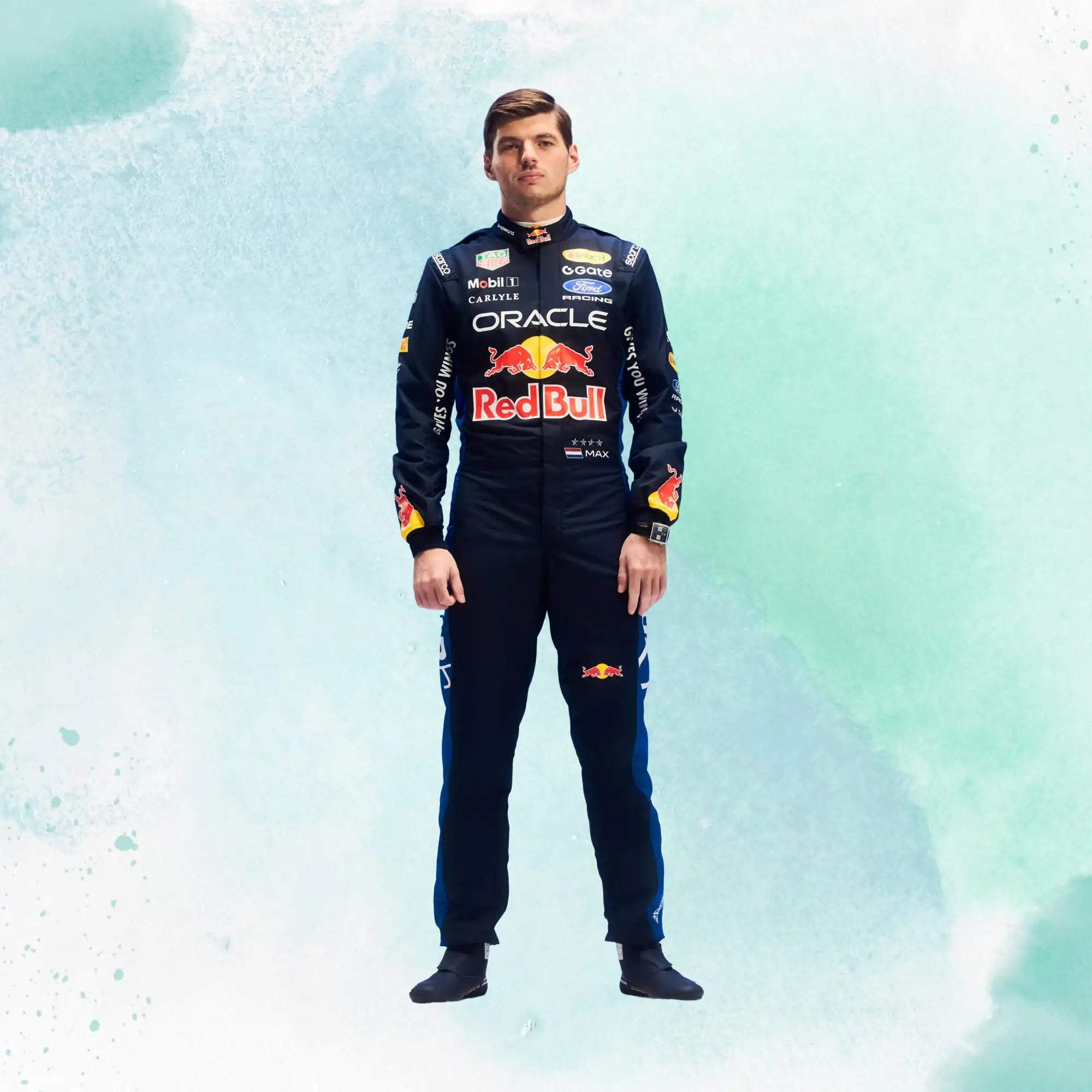 New 2026 Max Verstappen Formula One Red Bull F1 Team Replica Race Suit