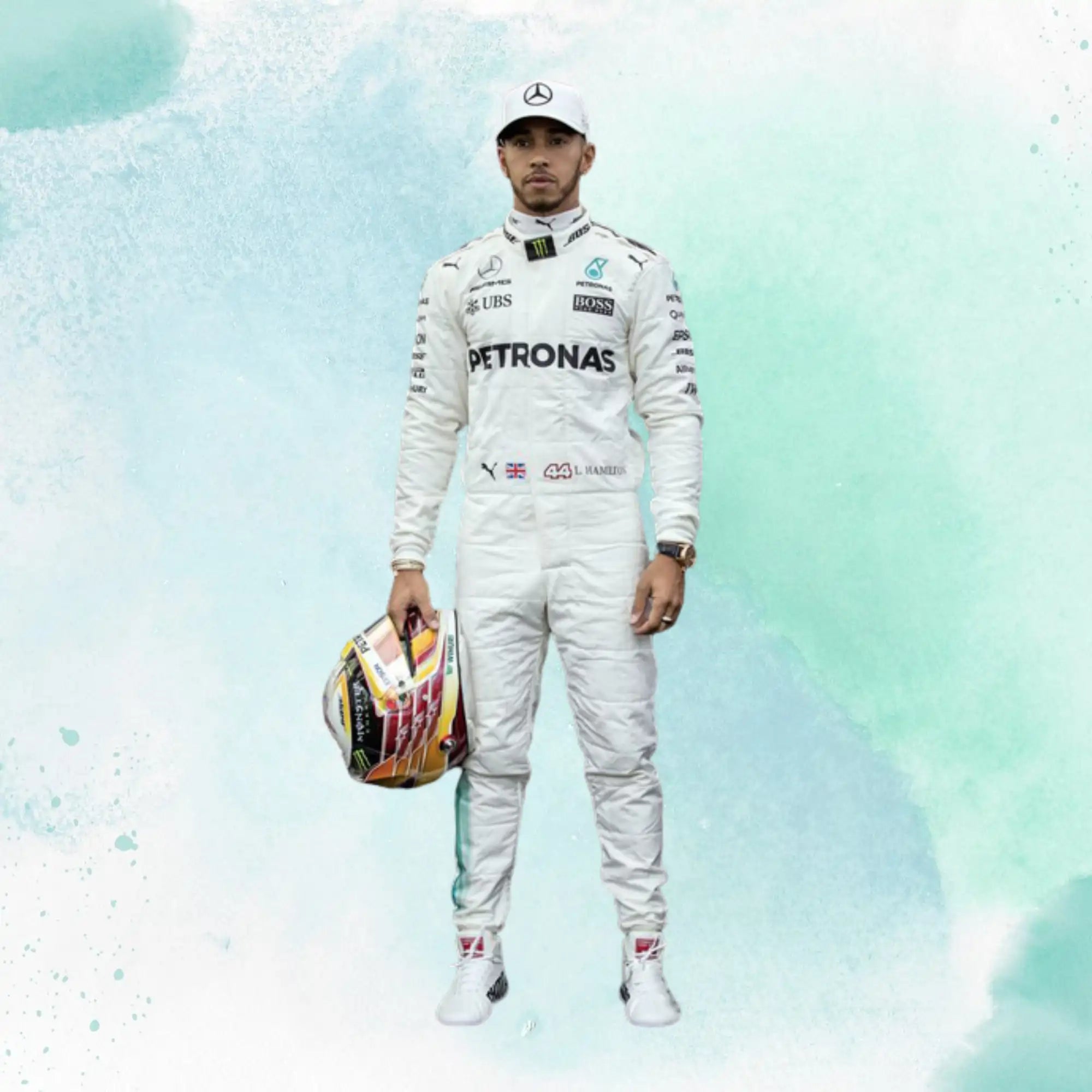 Lewis Hamilton 2017 Mercedes-Benz F1 Team Replica Racing Suit