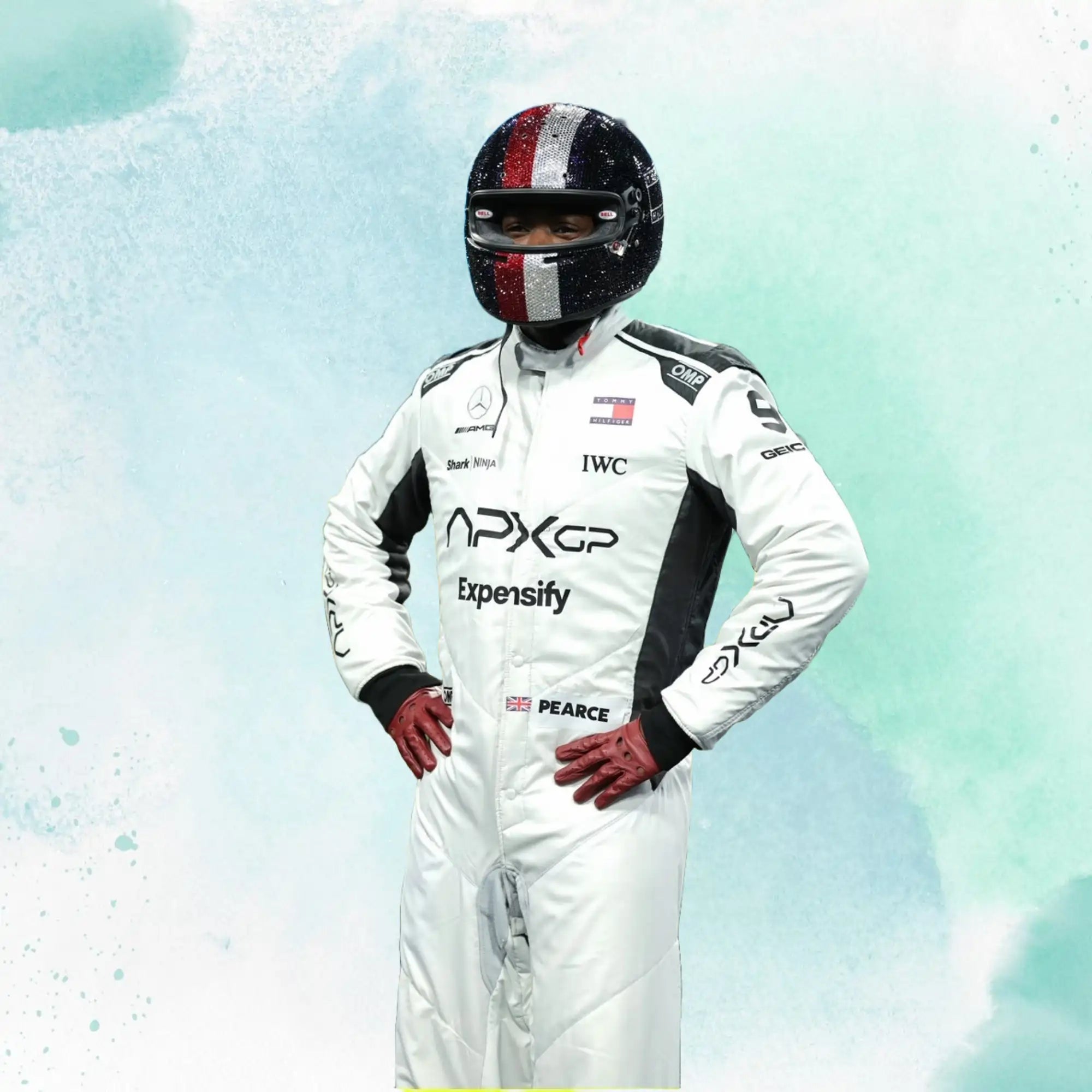 2025 Damson Idris Formula One The Movie APX GP F1 The Movie Replica Racing Suit