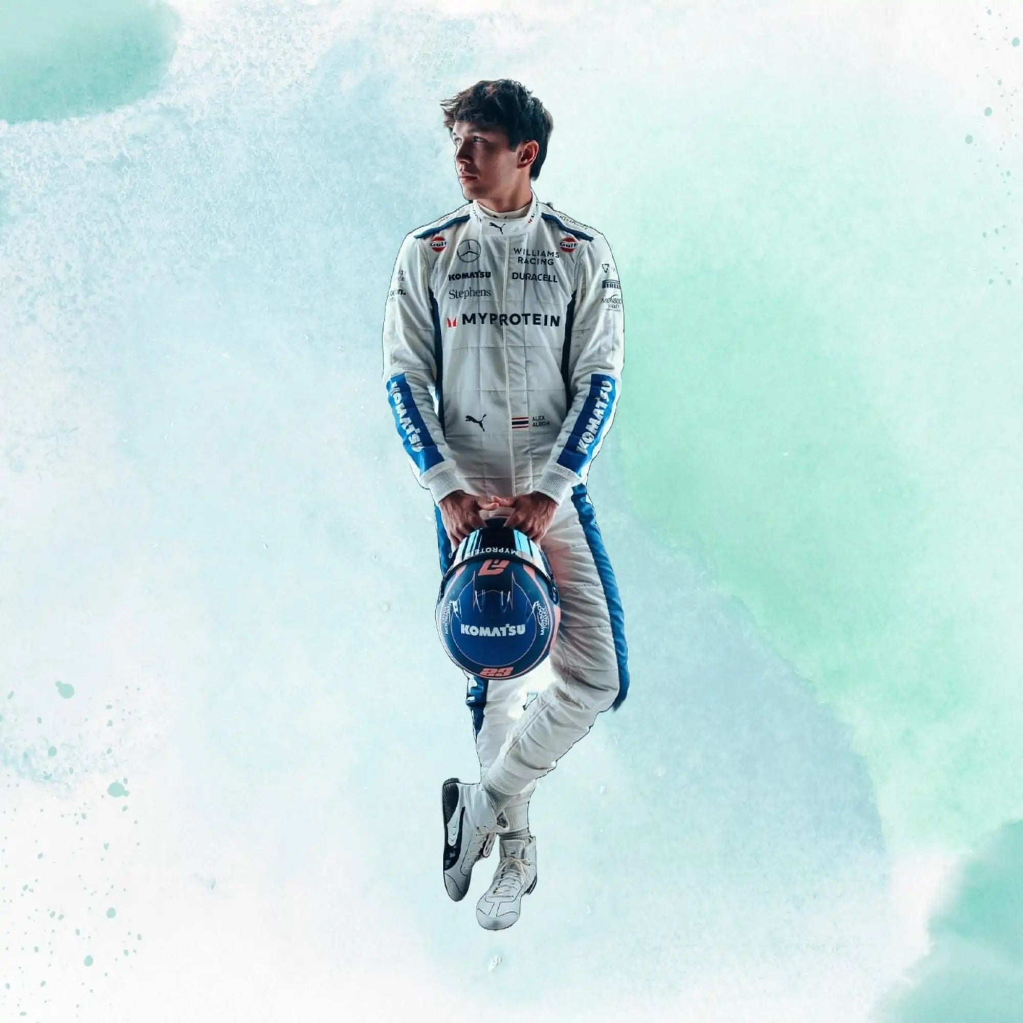 2024 New Alexander Albon F1 Team Williams Racing Replica Racing Suit