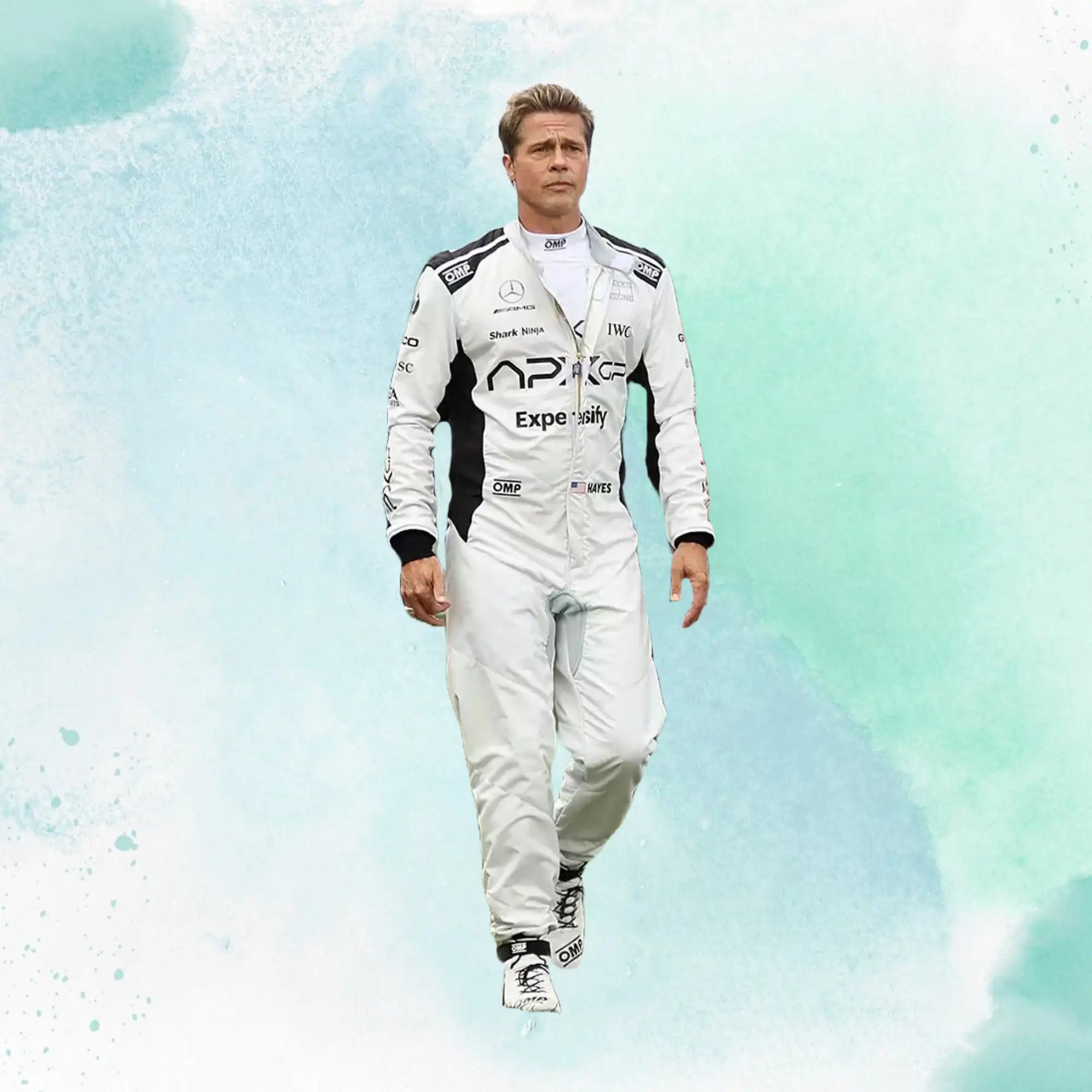 2025 Brad Pitt Formula One The Movie APX GP F1 The Movie Replica Racing Suit