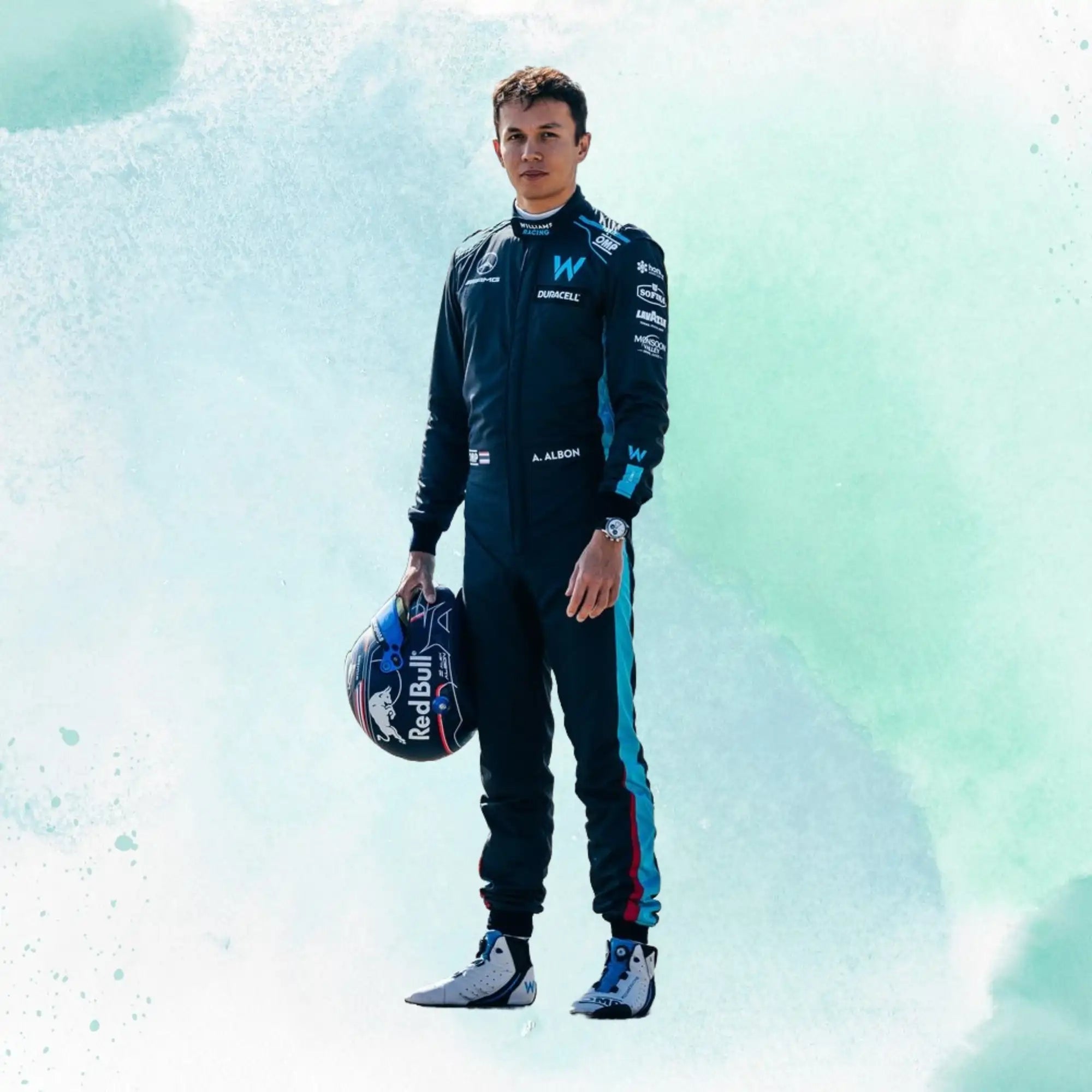 New 2022 Alexander Albon F1 Team Replica Race Suit Williams Racing
