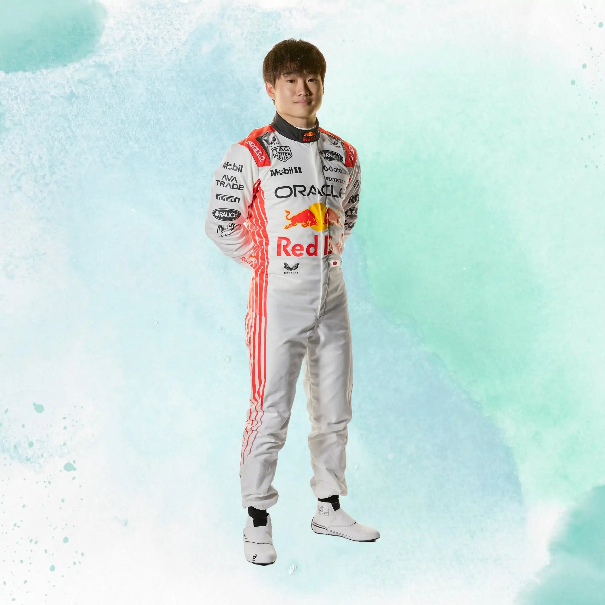 New 2025 Yuki Tsunoda Japanese Grand Prix Red Bull F1 Team Replica Race Suit