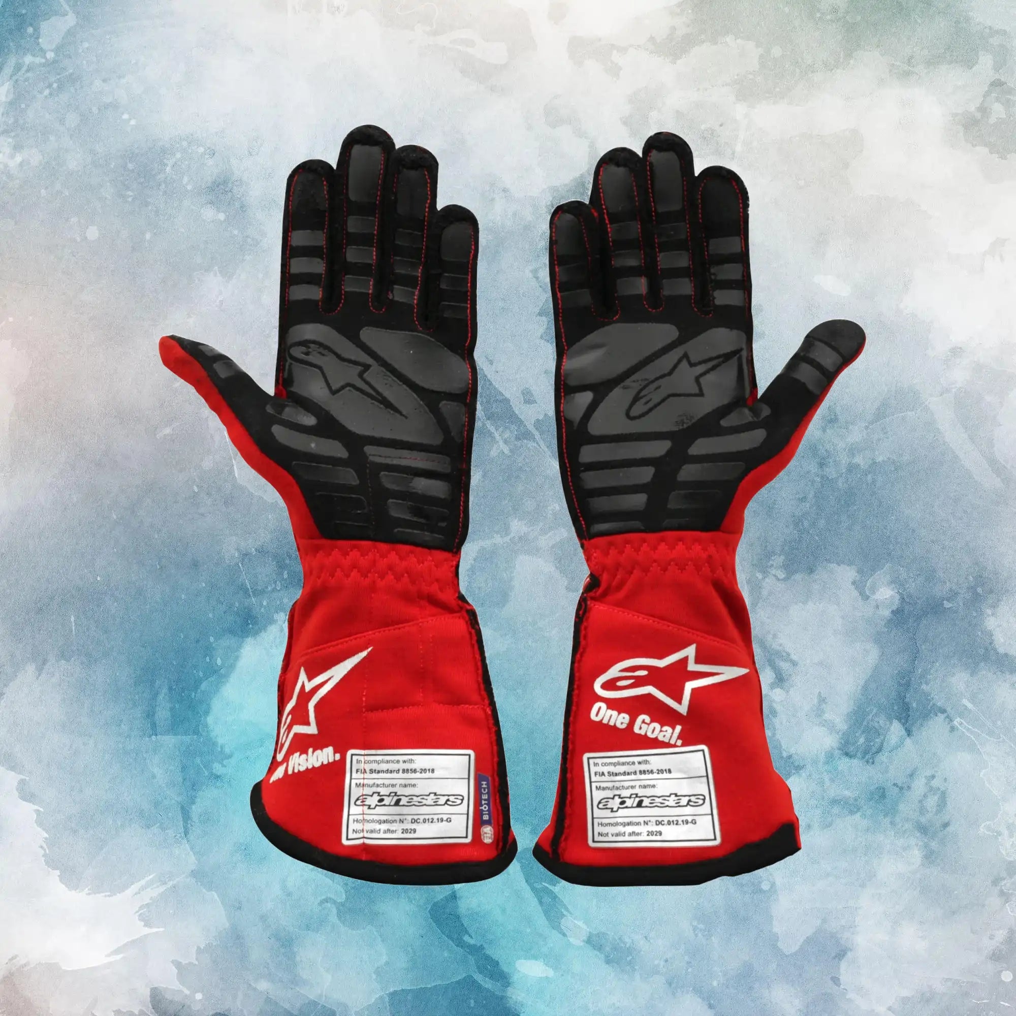 2021 Nikita Mazepin Mexico GP Haas F1 Gloves / Nikita Mazepin Mexico GP Haas F1 Gloves Replica Race Gloves