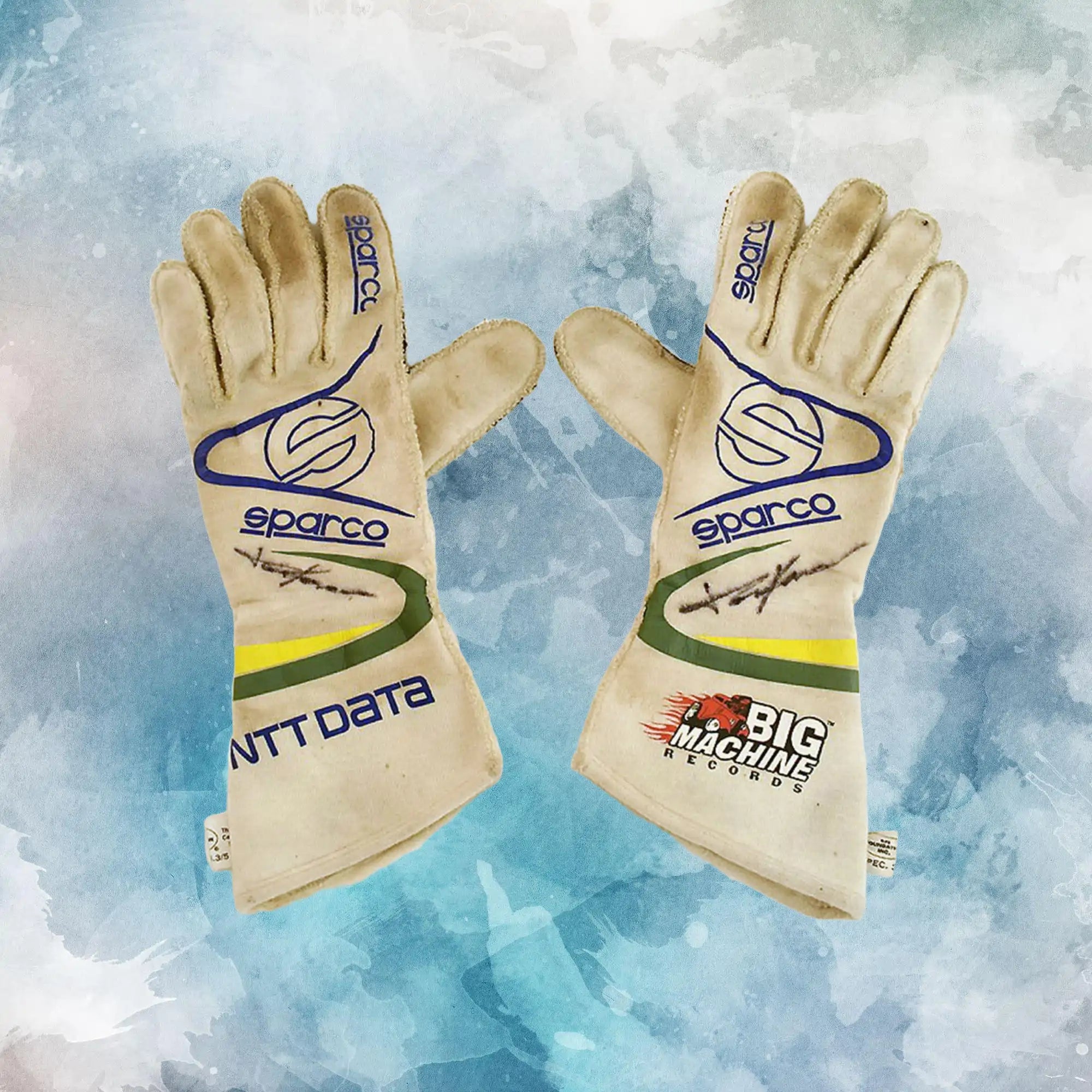 2017 Tony Kanaan IndyCar Gloves / Tony Kanaan Replica Race Gloves