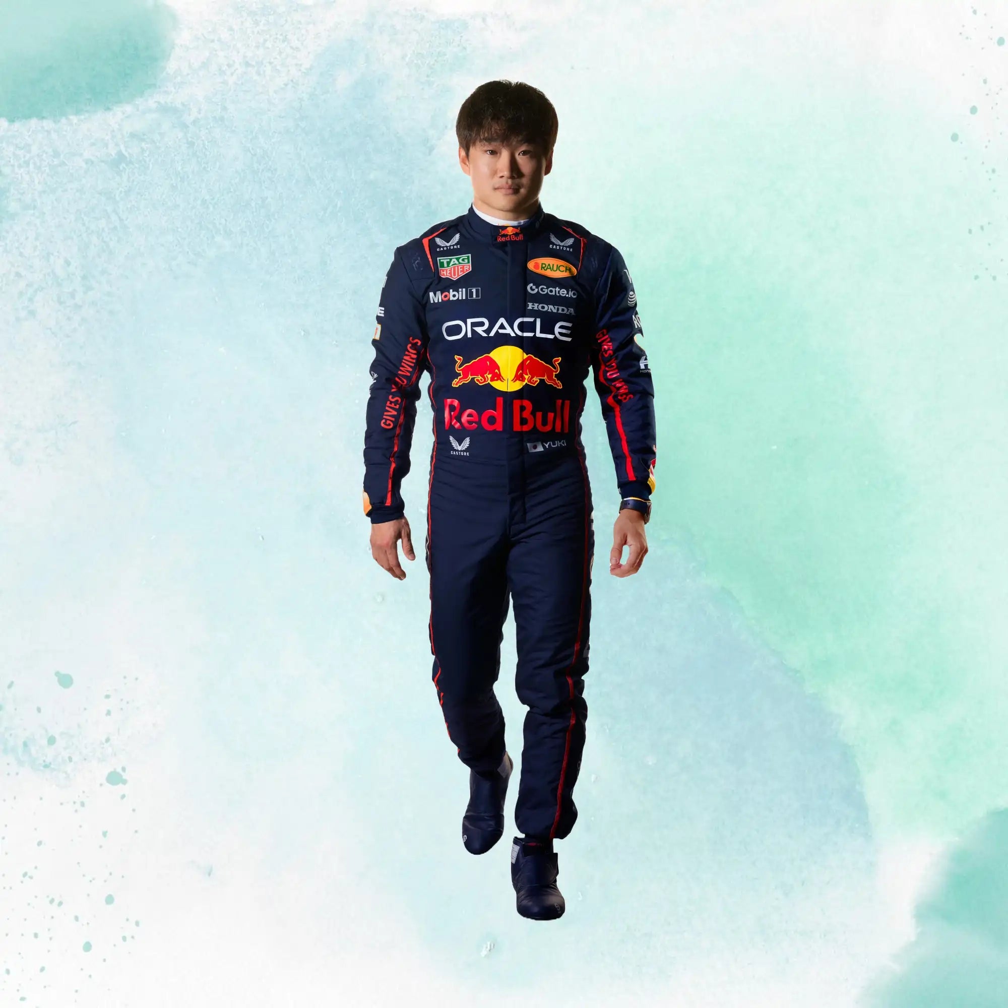 New 2025 Yuki Tsunoda Red Bull F1 Team Replica Race Suit