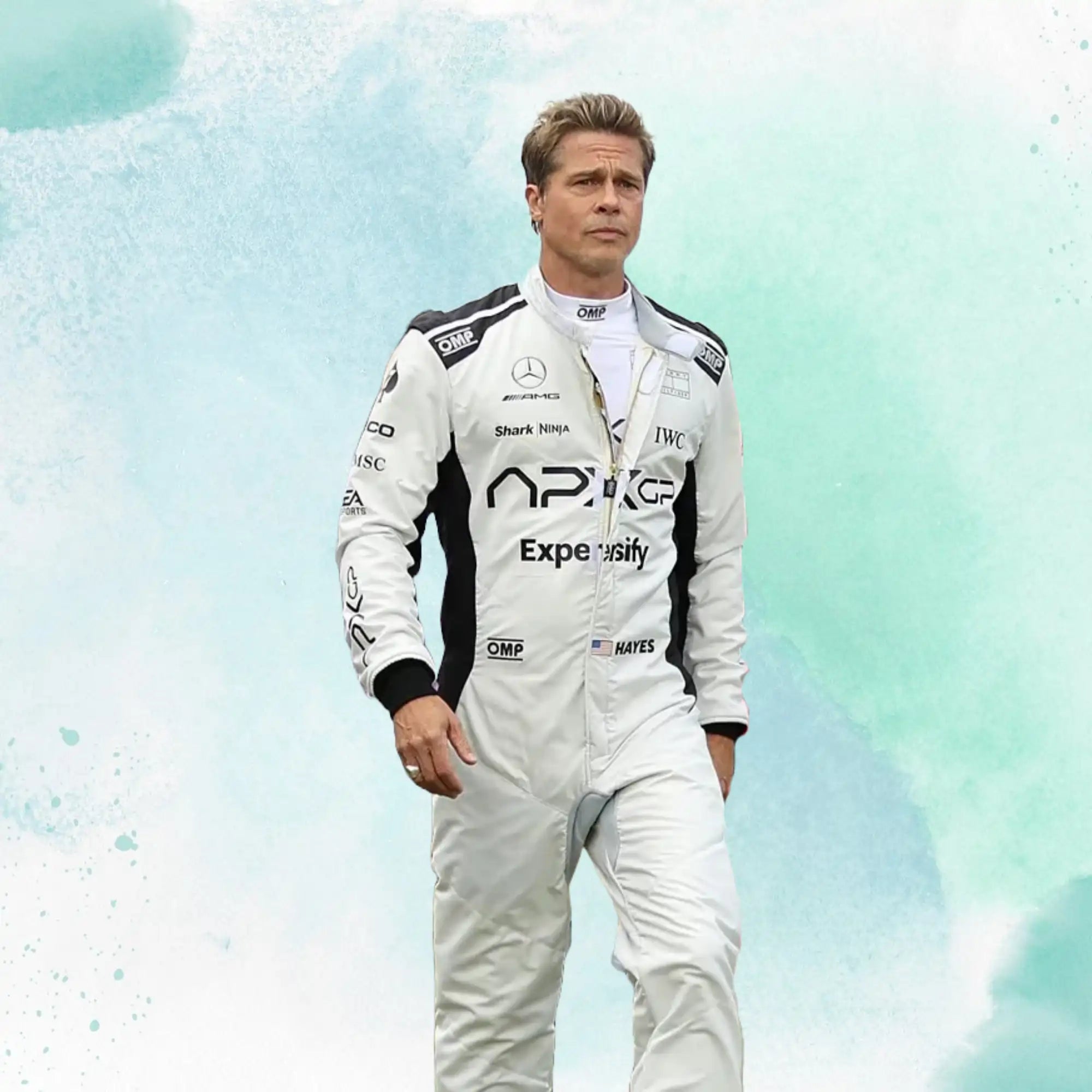 2025 Brad Pitt Formula One The Movie APX GP F1 The Movie Replica Racing Suit