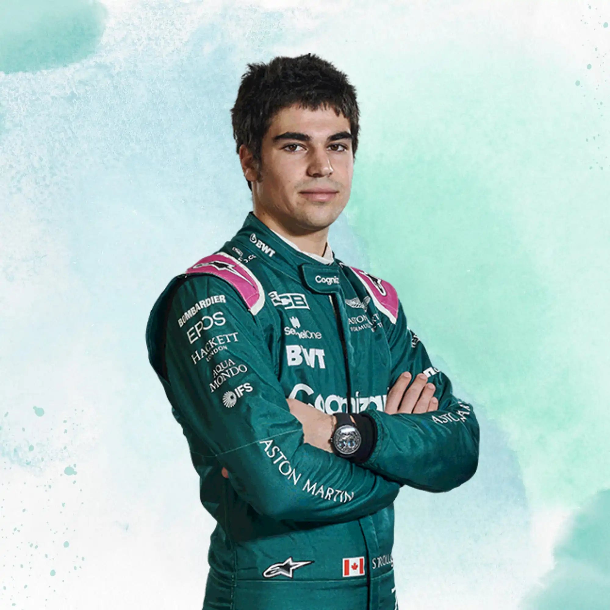 Lance Stroll 2022 F1 Team Aston Martin Replica Race Suit