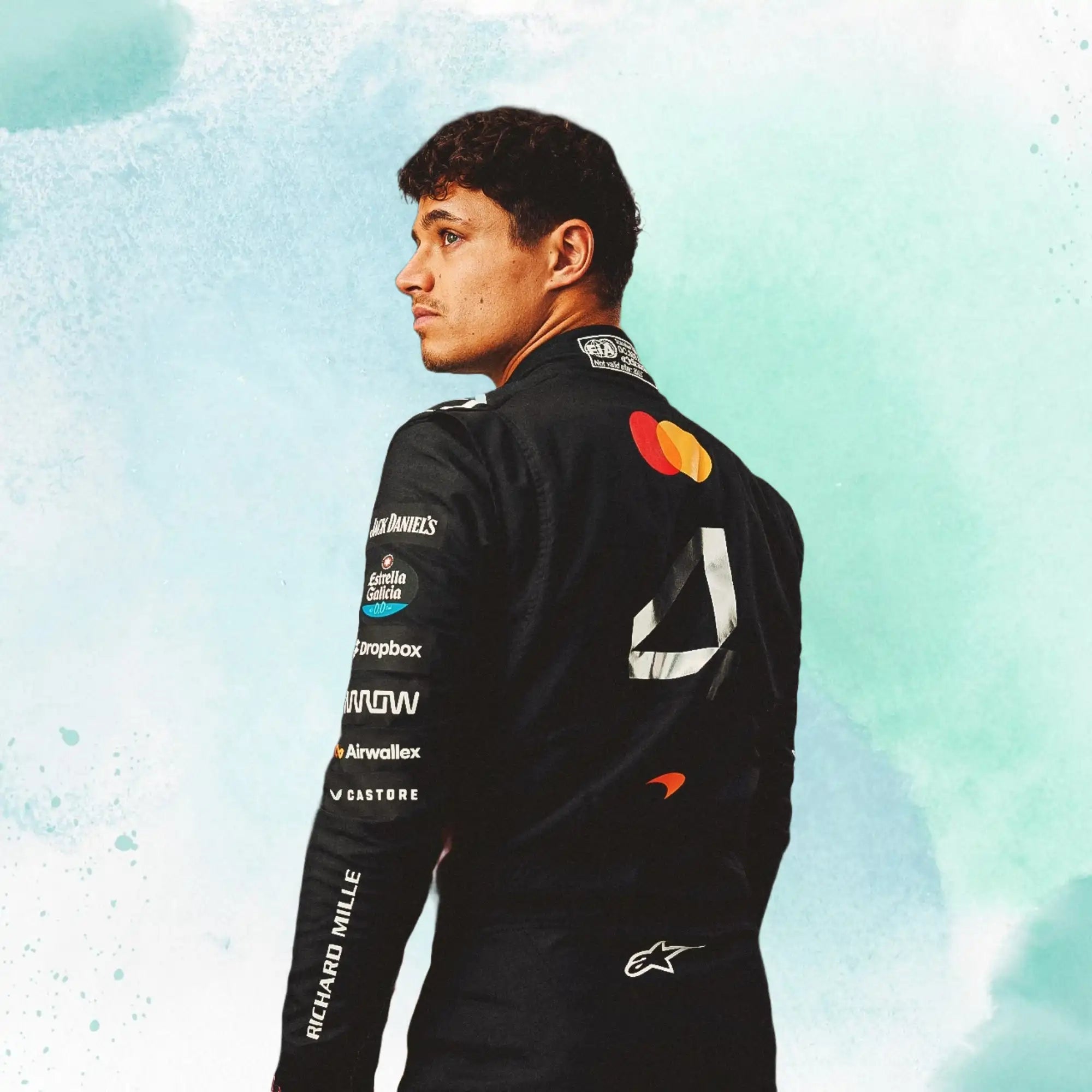 2025 New Lando Norris & Oscar Piastri British Grand Prix McLaren F1 Team Replica Racing Suit