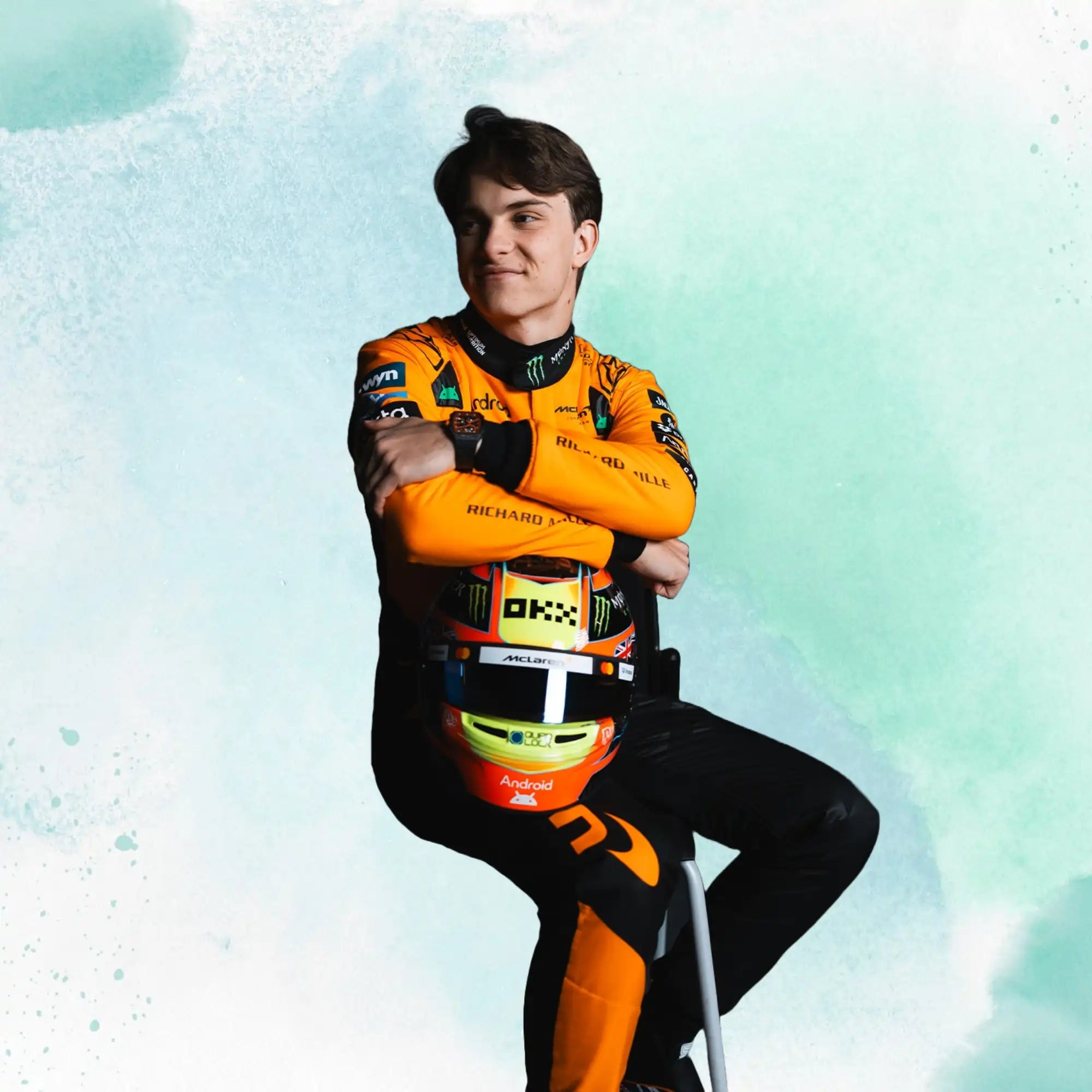 2025 New Lando Norris & Oscar Piastri McLaren F1 Team Replica Racing Suit