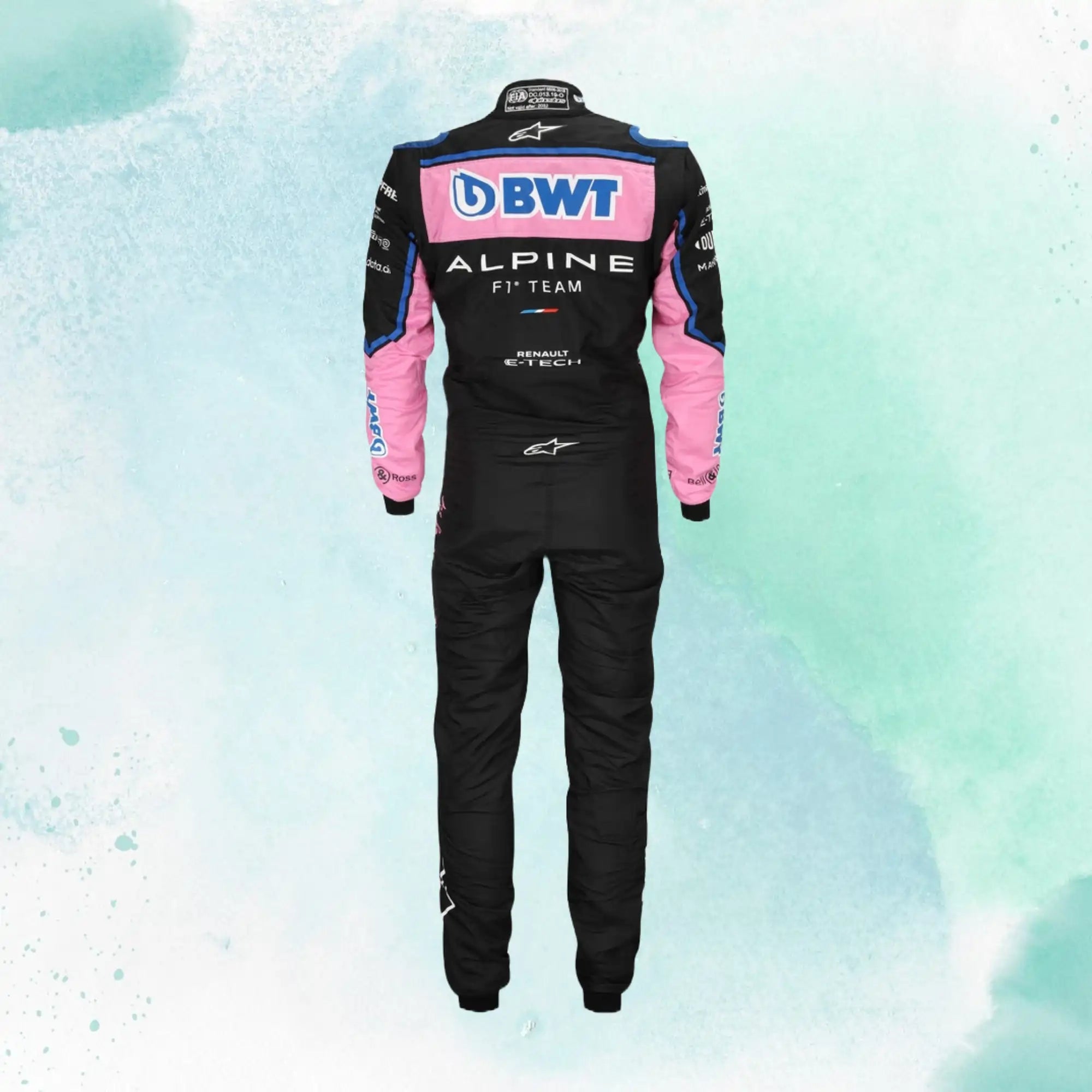 New 2023 Esteban Ocon BWT Team Alpine Replica Racing Suit F1 Team