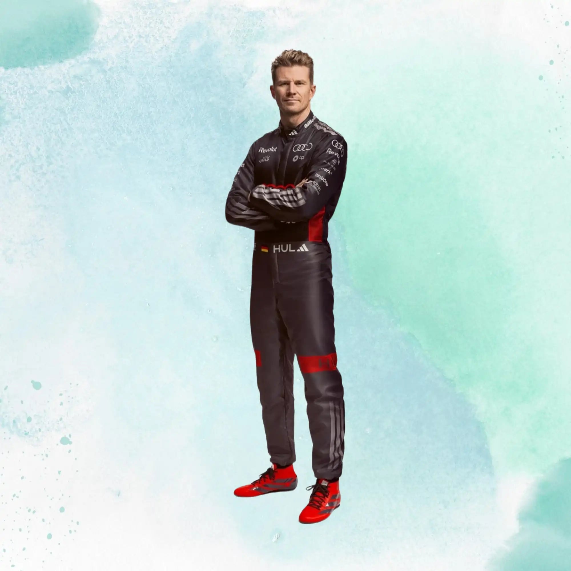 New 2026 Nico Hulkenberg Audi Revolut F1 Team Replica Racing Suit