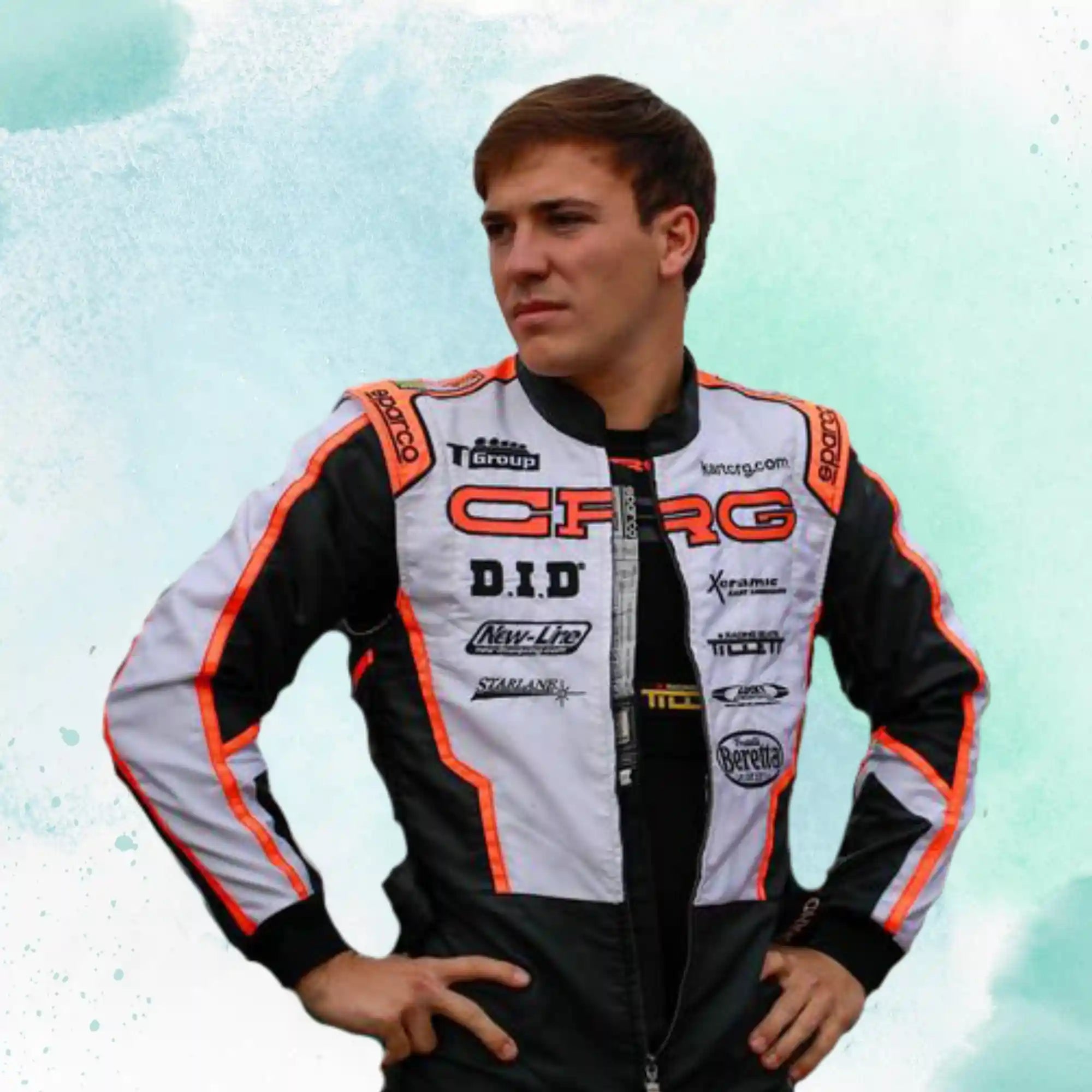 2017 CRG Go Kart Overall Sublimation Printed Racing Suit