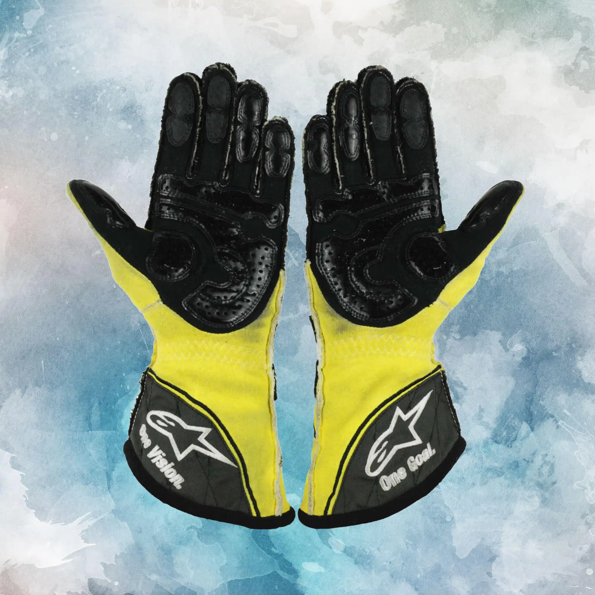 2011 Nico Rosberg Race AMG Mercedes Benz Alpinestars F1 Gloves / Nico Rosberg Replica Race Gloves (Copy)