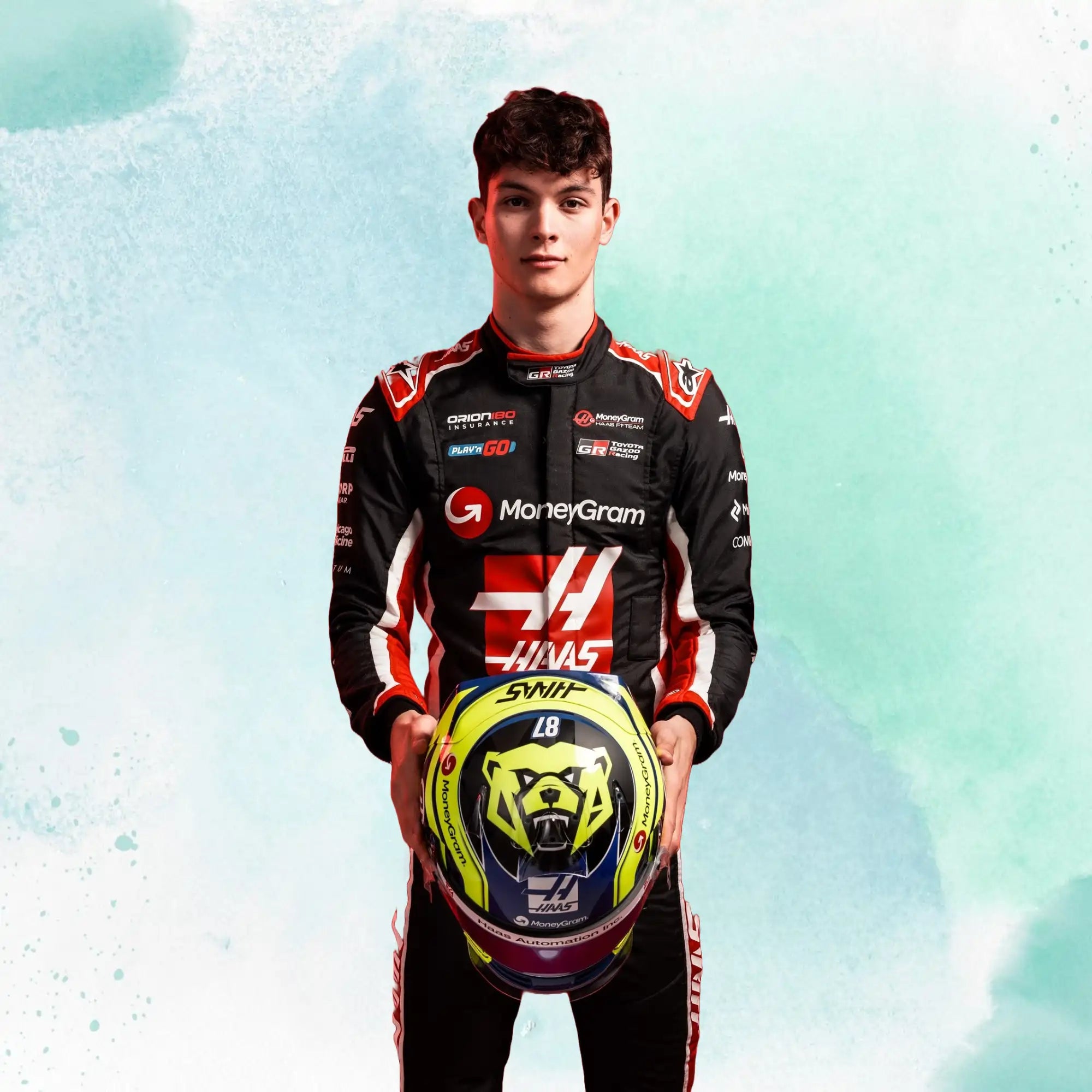 New 2026 Oliver Bearman Formula One MoneyGram Haas F1 Team Replica Racing Suit