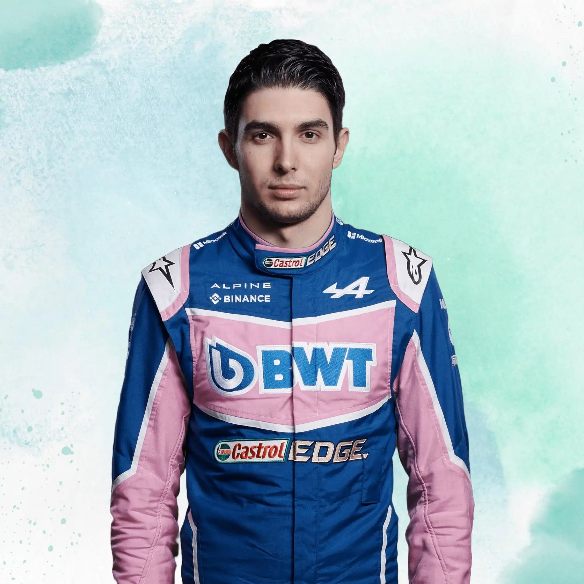 Esteban Ocon 2022 BWT Team Alpine Replica Racing Suit F1 Team