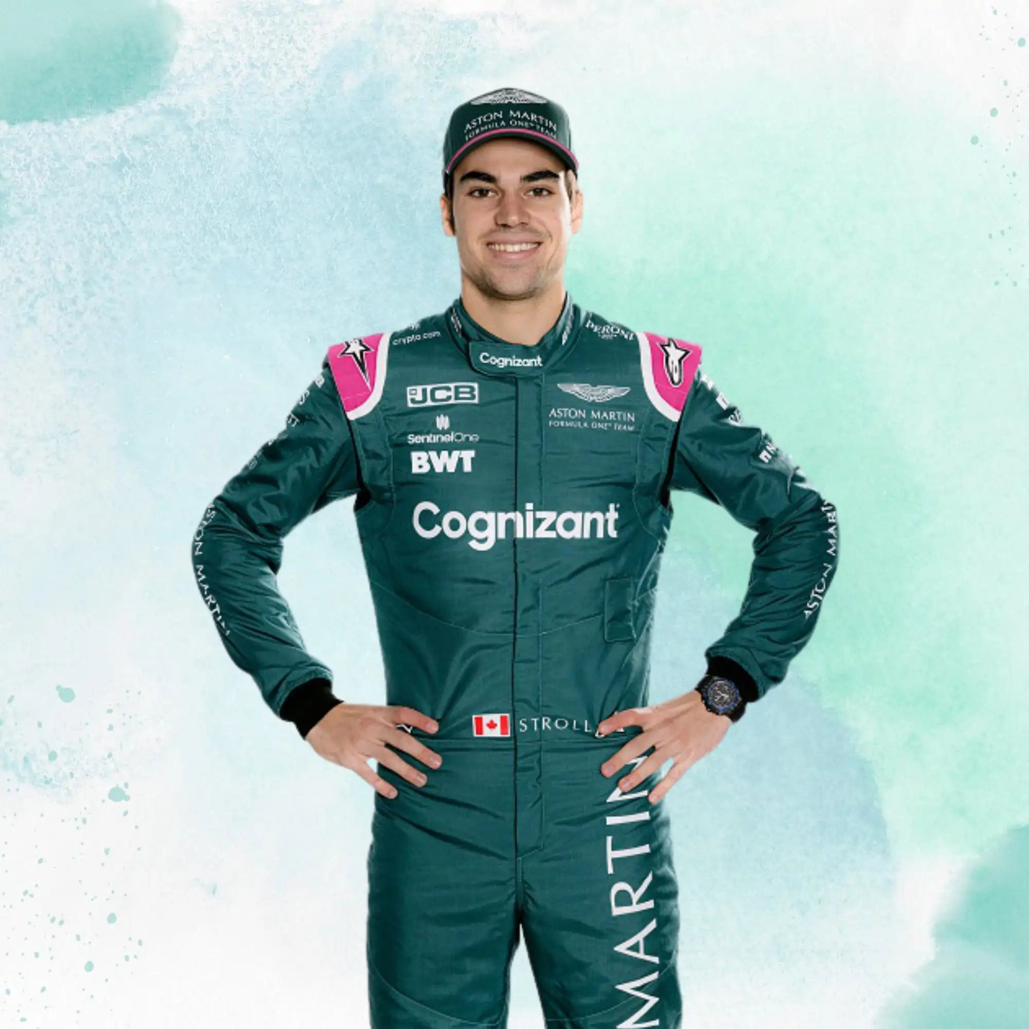Lance Stroll 2022 F1 Team Aston Martin Replica Race Suit