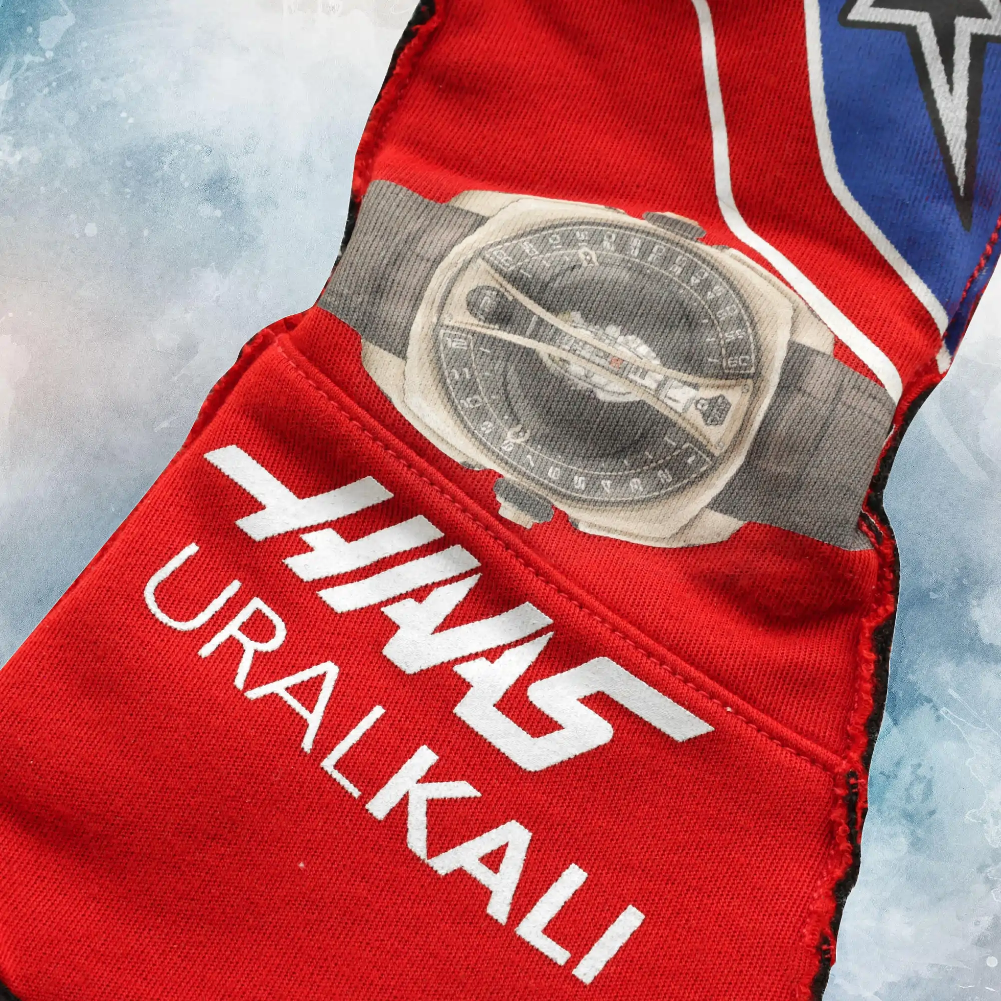 2021 Nikita Mazepin Mexico GP Haas F1 Gloves / Nikita Mazepin Mexico GP Haas F1 Gloves Replica Race Gloves