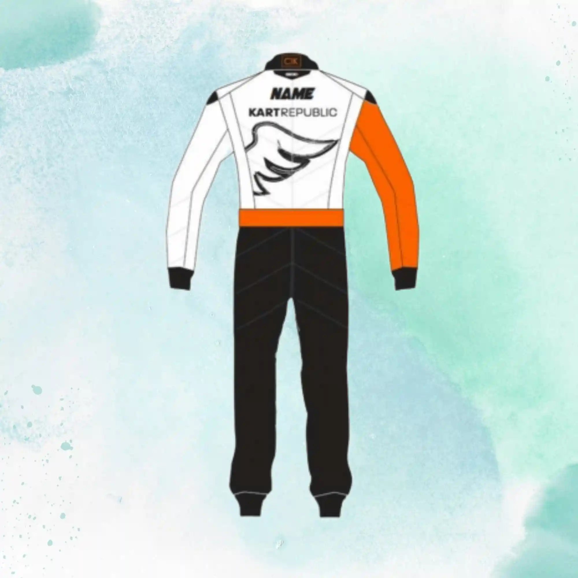 New Go Kart Republic Overall Go Kart Driver Racing Suit Sublimation Printed