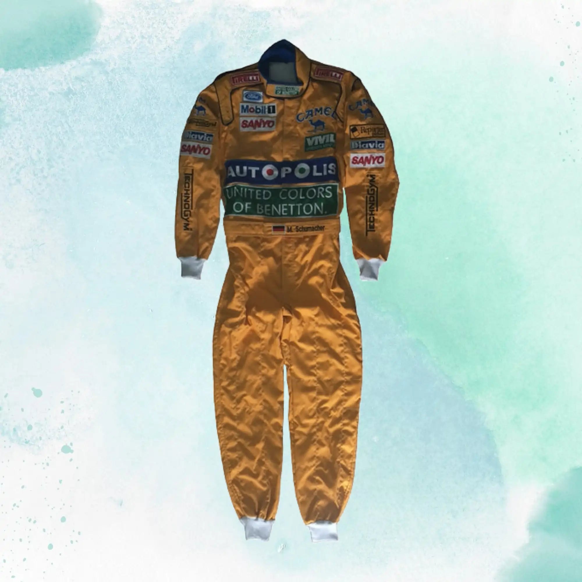 Michael Schumacher 1992 Embroidery / Patch Replica Race Suit / Benetton F1