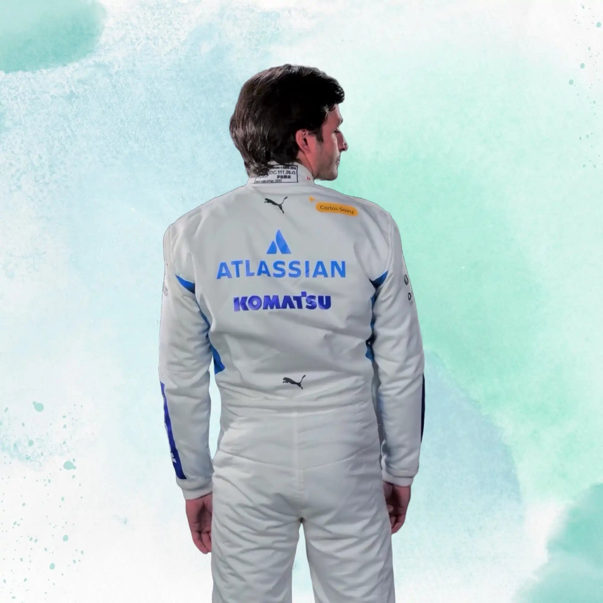 New 2025 Carlos Sainz F1 Team Williams Racing Replica Racing Suit
