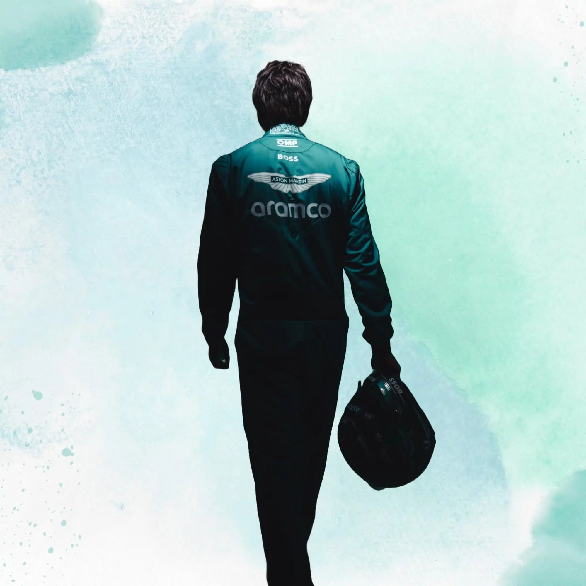 New 2024 Fernando Alonso Aston Martin F1 Team Replica Racing Suit
