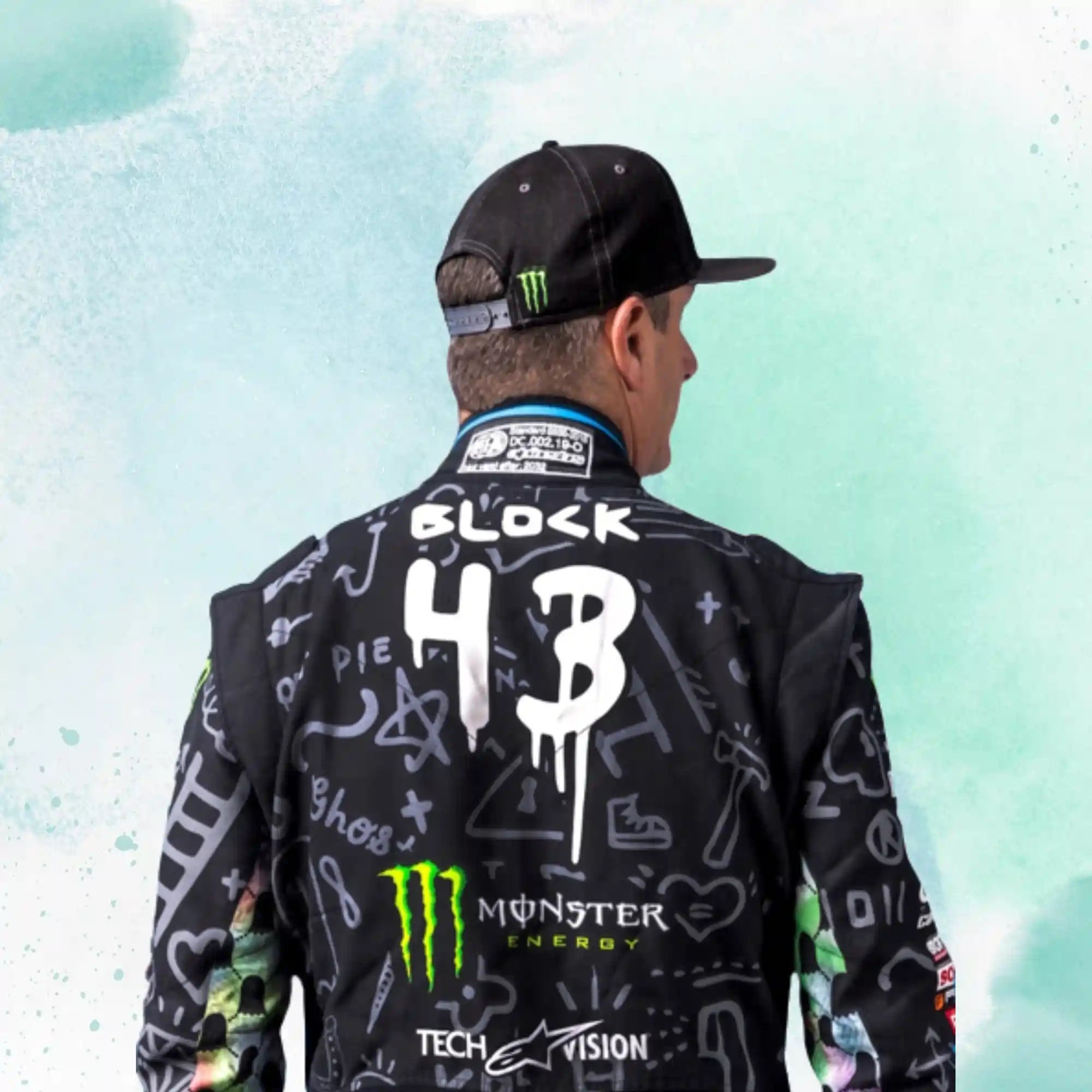 2022 Ken Block Monster Sublimation Printed Go Kart Racing Suit