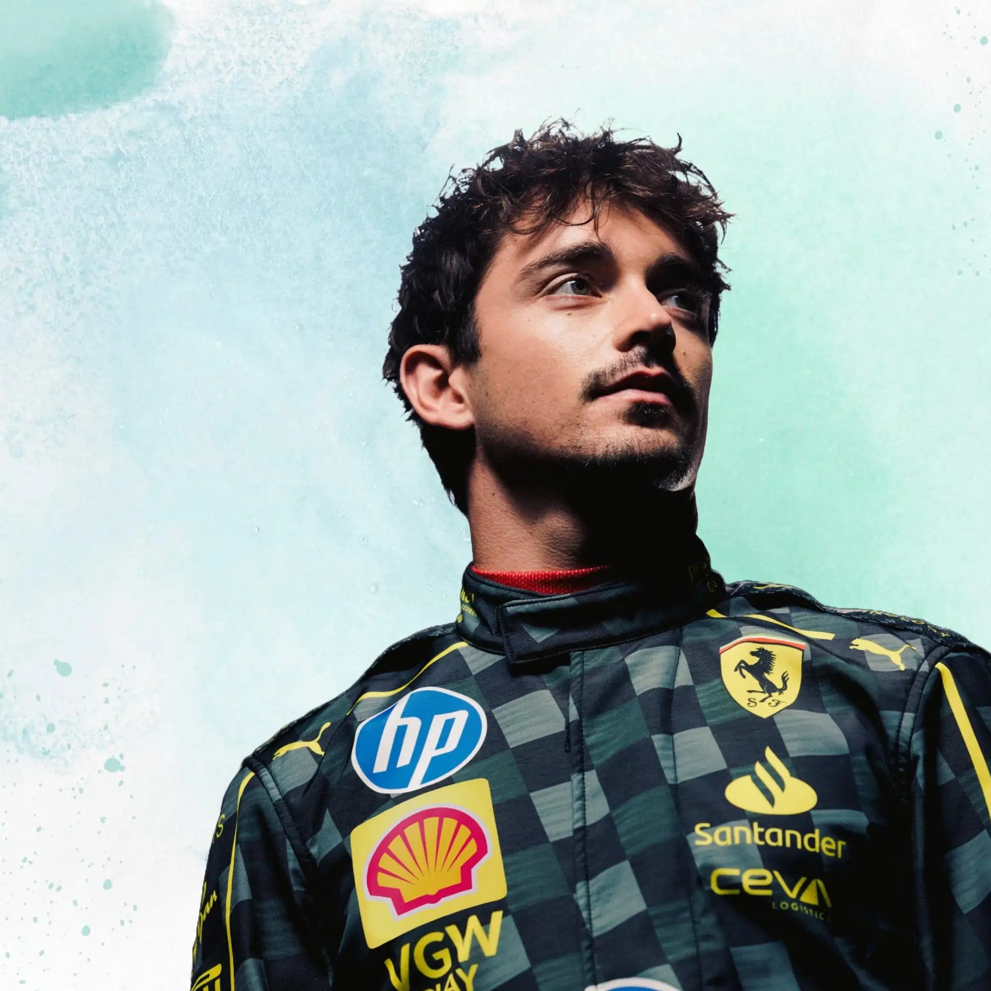2024 Italy GP Scuderia Ferrari HP F1 Team Replica Racing Suit