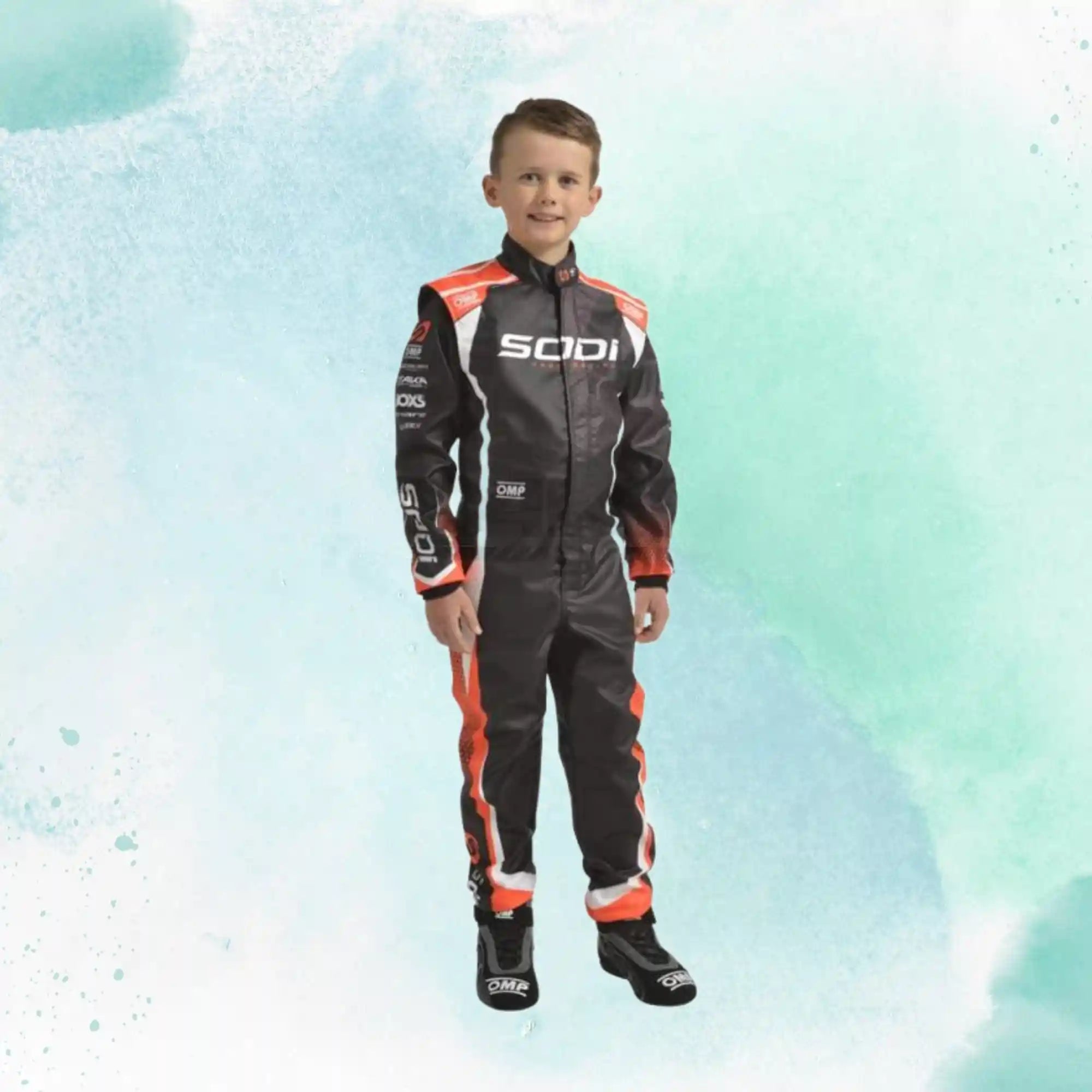 New 2022 Sodi Kart OMP Go Kart Racing Suit Sublimation Printed