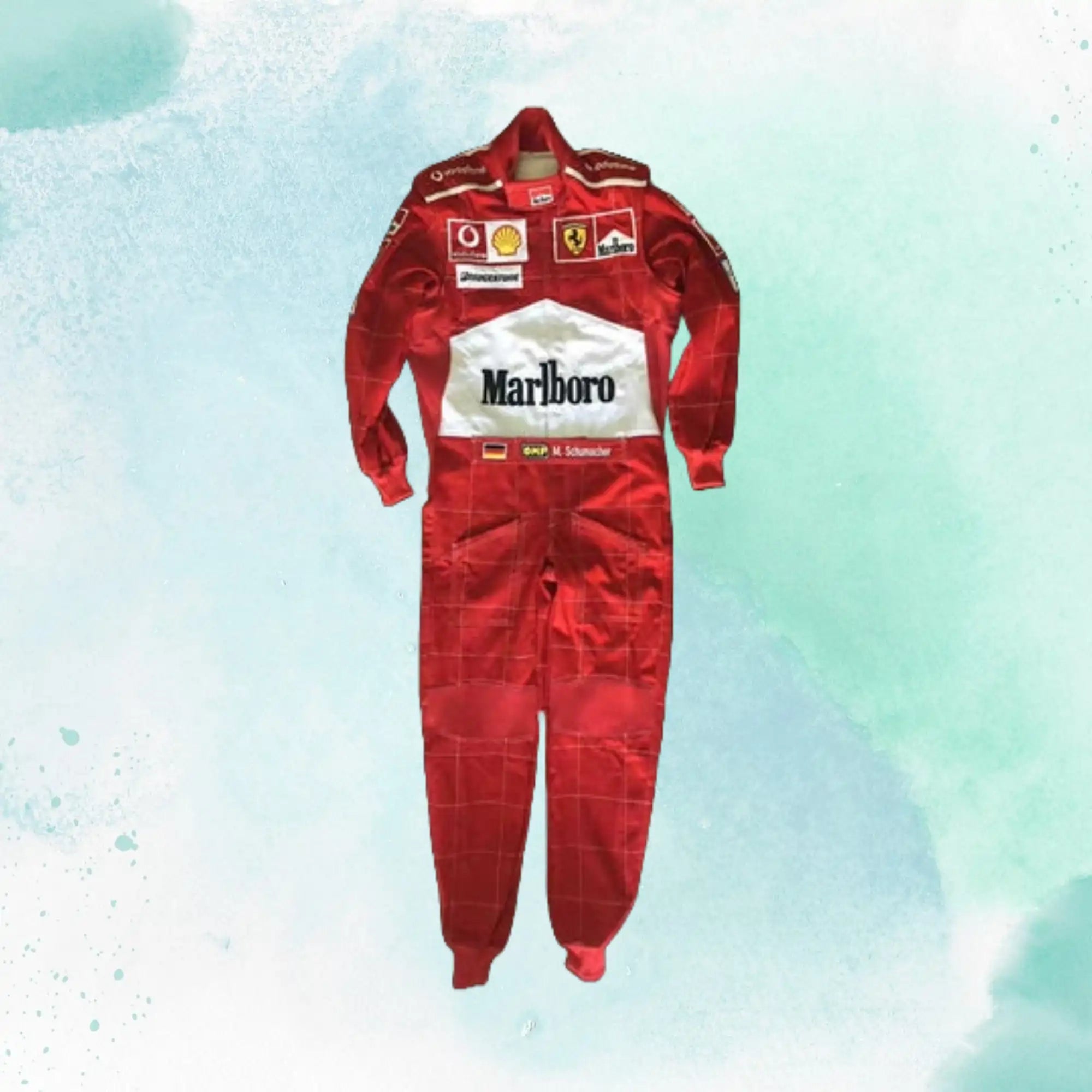 Michael Schumacher 2004 Embroidery / Patch Replica Race Suit / Ferrari F1