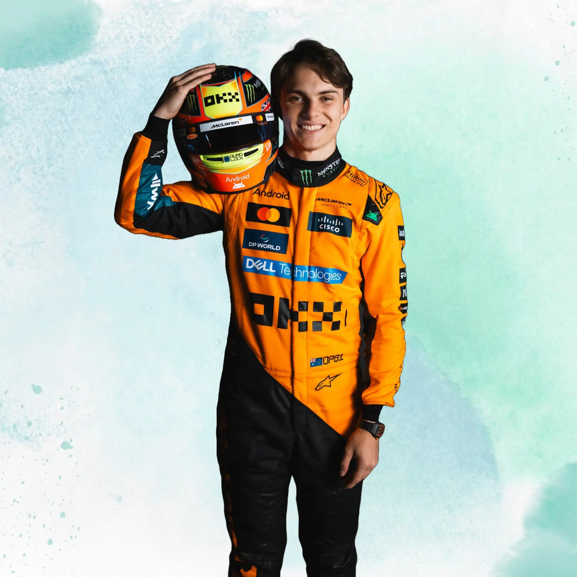 2025 New Oscar Piastri McLaren F1 Team Replica Racing Suit