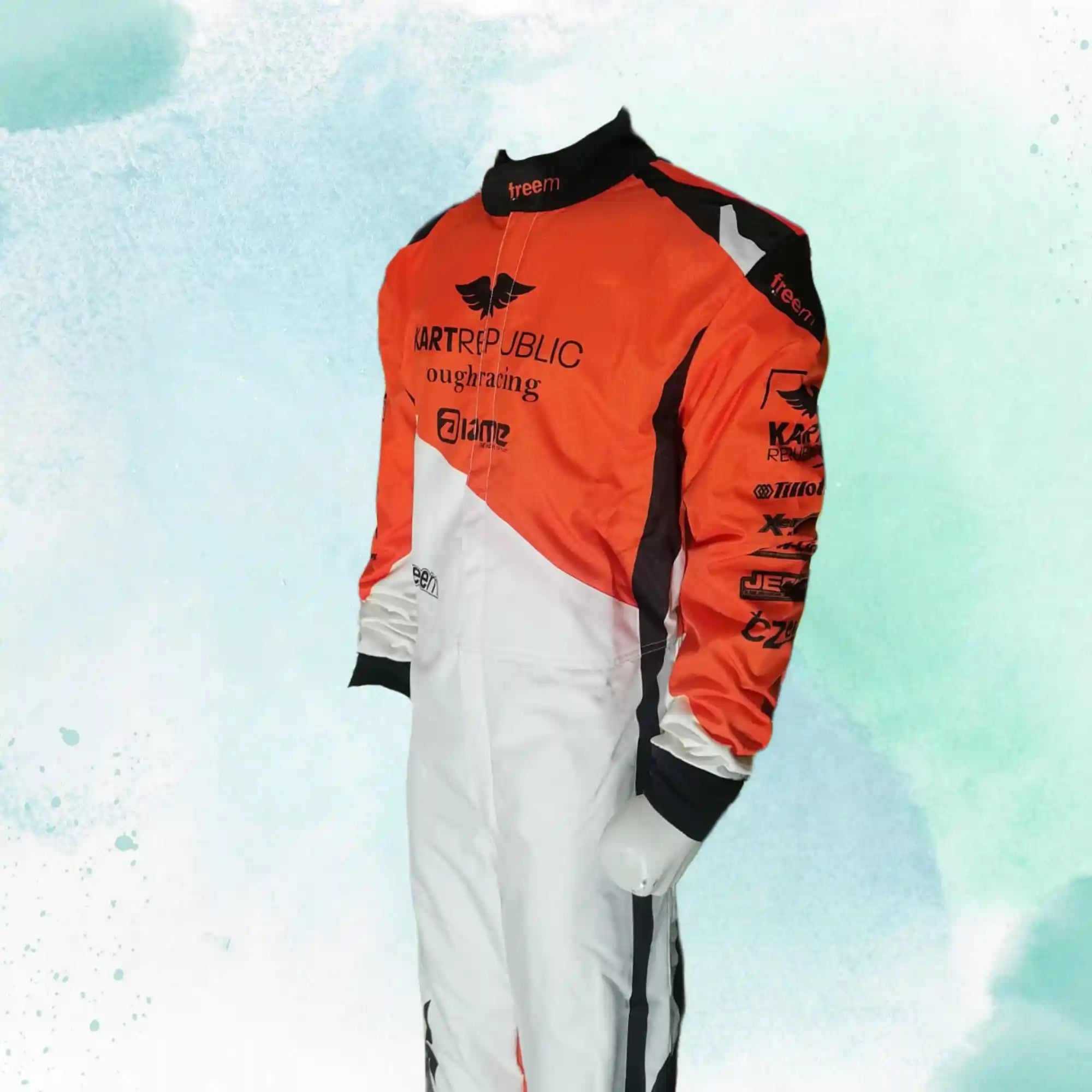 Kart Republic Overall Go Kart Driver Race Suit Sublimation Printed