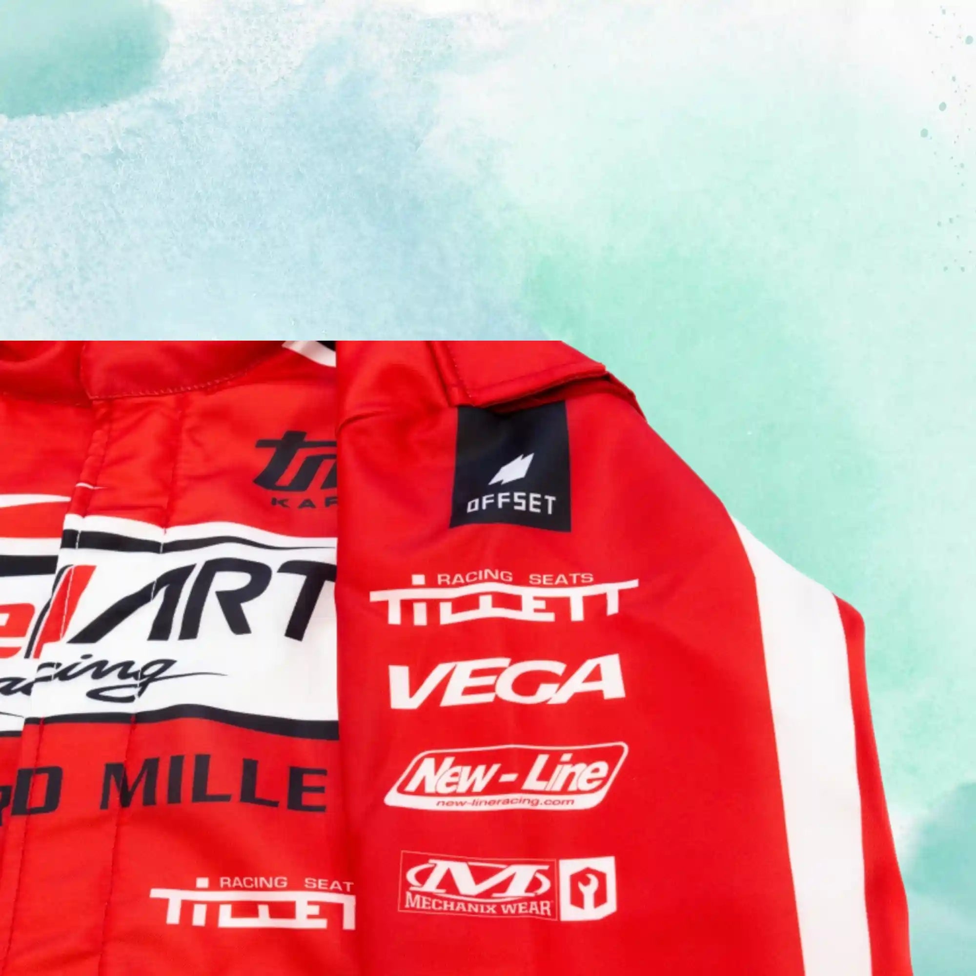 New 2023 Birel ART Go Kart Overall Racing Suit Sublimation Printed