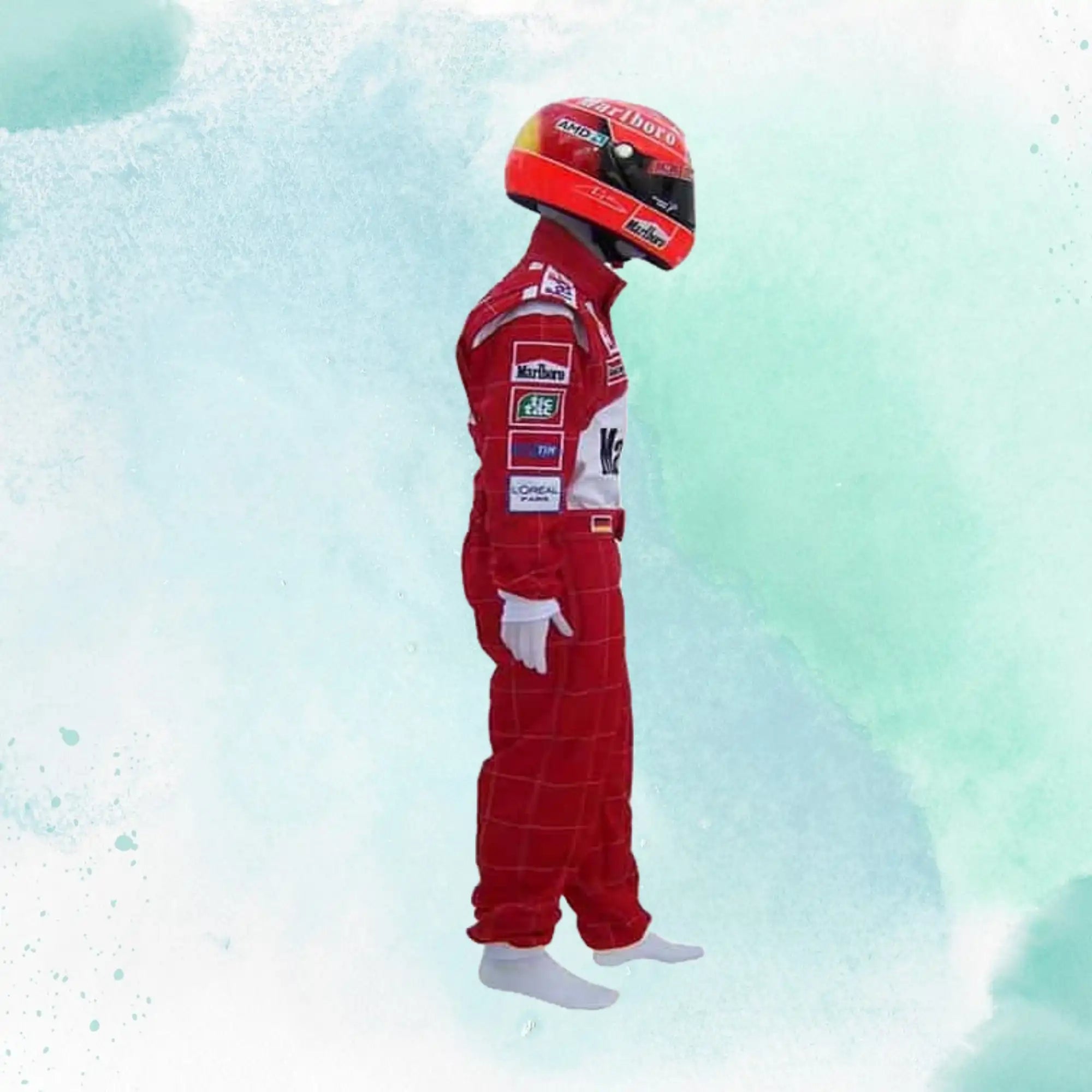 Michael Schumacher 2001 Ferrari F1 Embroidery / Patch Replica Race Suit