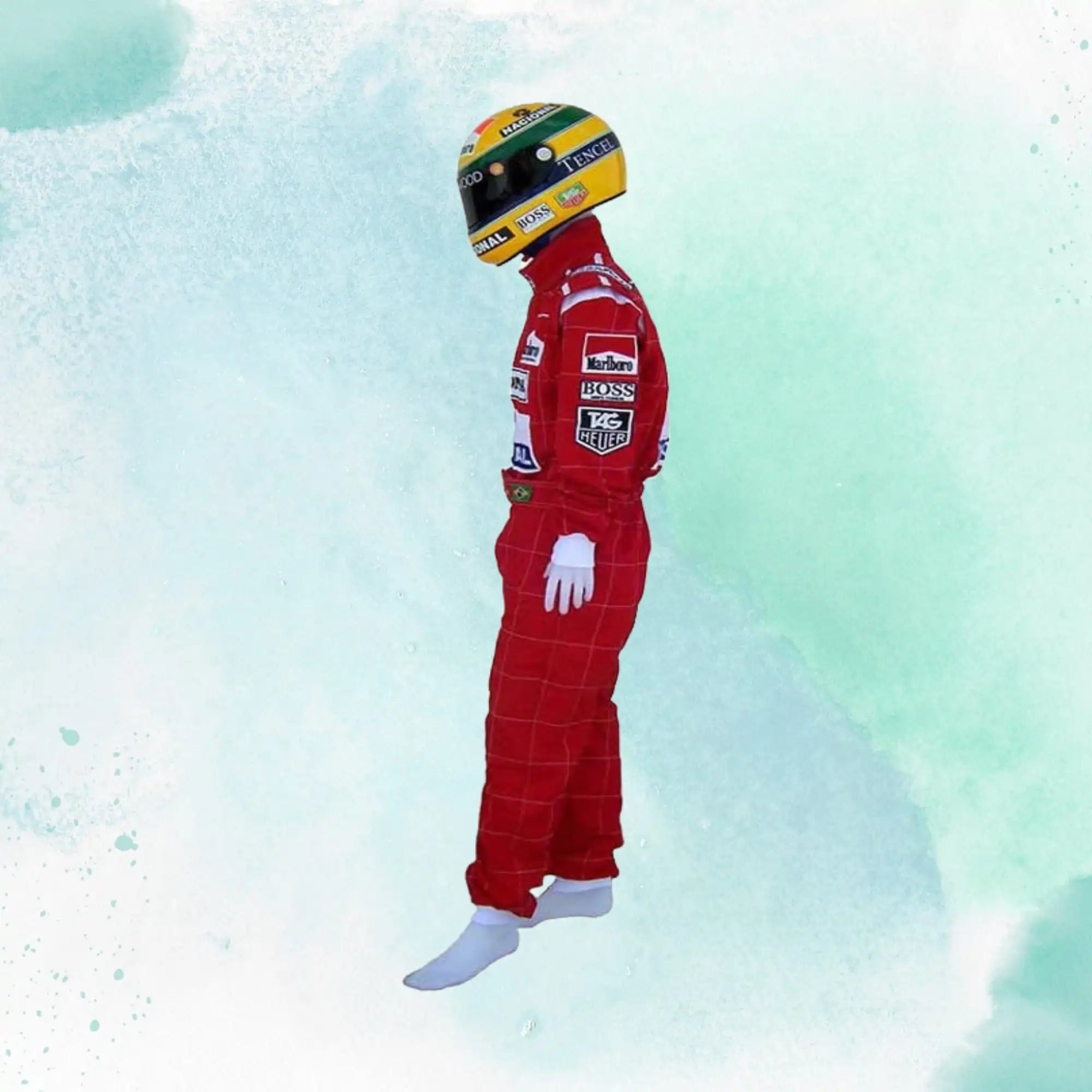 1991 Ayrton Senna Mclaren F1 Embroidery / Patch Replica Race Suit