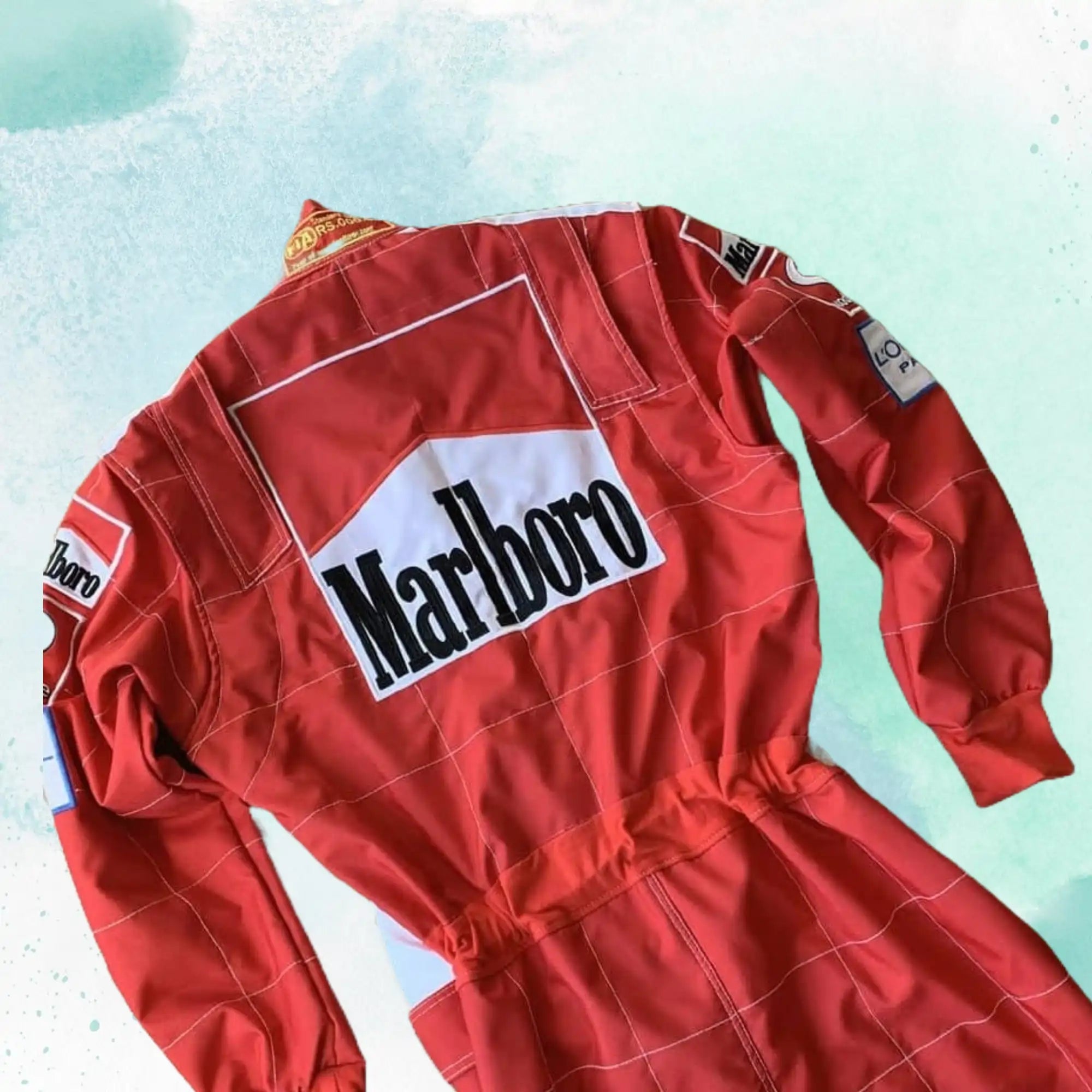 Michael Schumacher 2005 World champion Ferrari F1 Replica Embroidery Race Suit