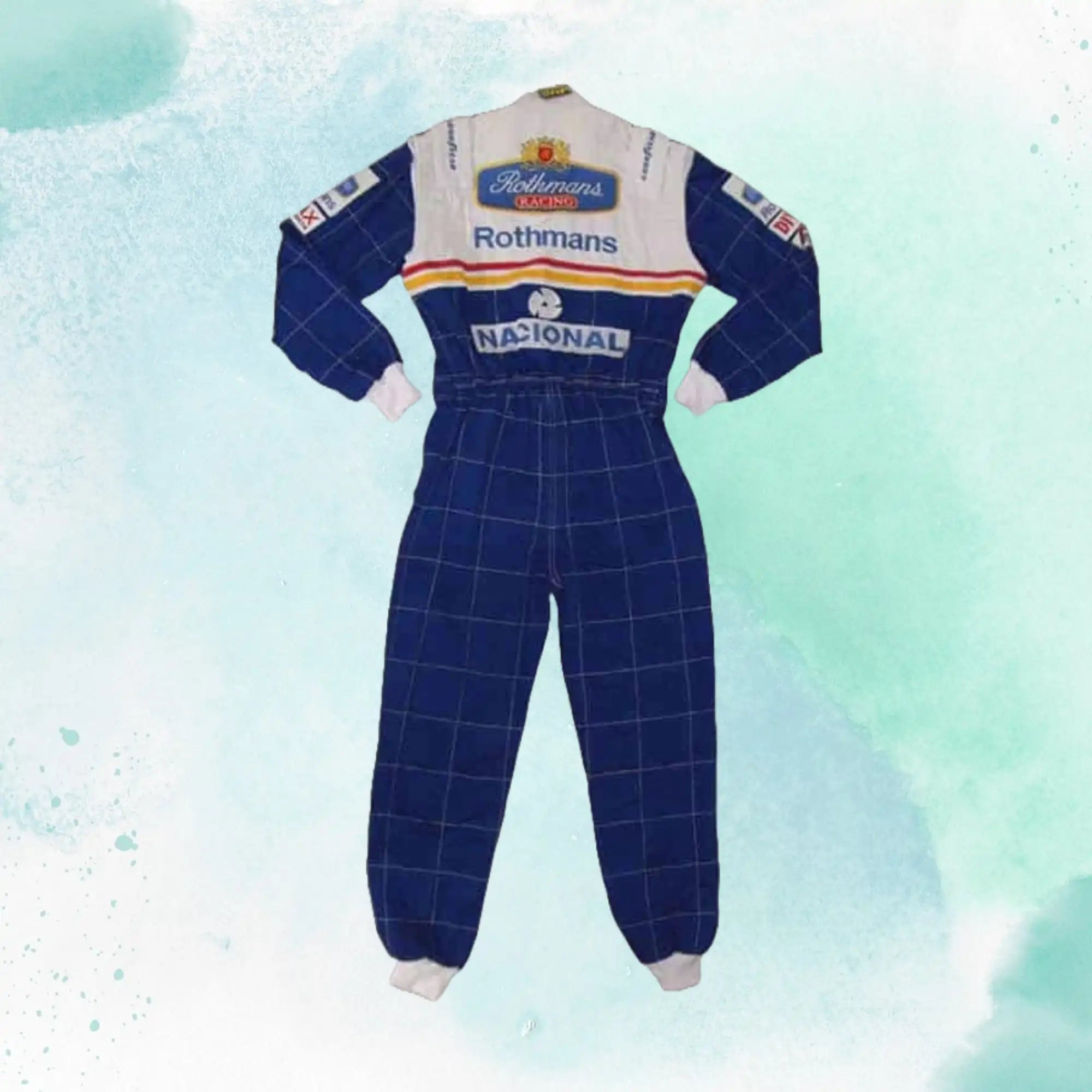 Ayrton Senna 1994 Williams F1 Replica Racing Embroidery / Patch Suit
