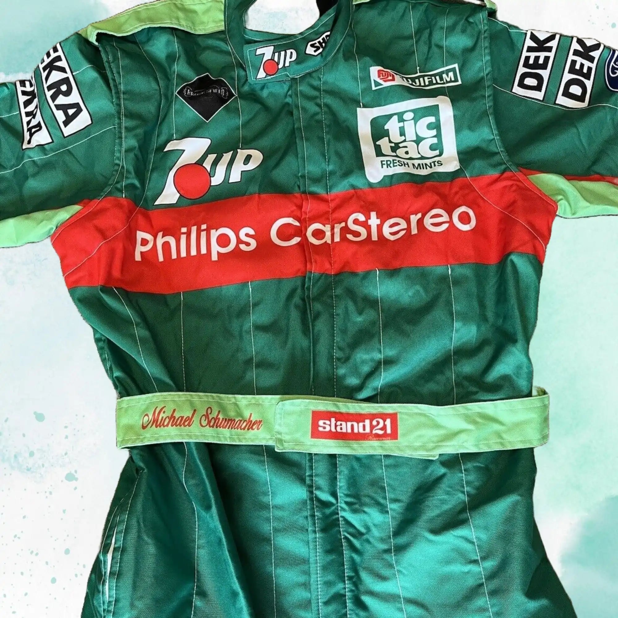 Michael Schumacher 1991 Belgian Grand Prix F1 Embroidery Replica Race Suit