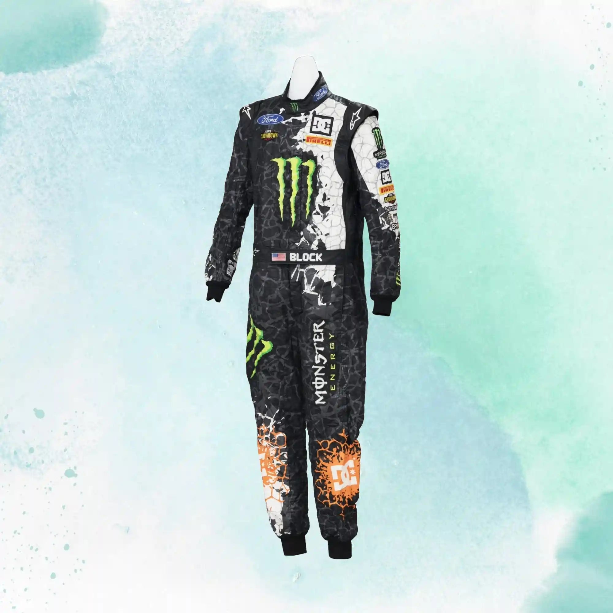 2012 Ken Block Monster Energy Sublimation Printed Go Kart Racing Suit