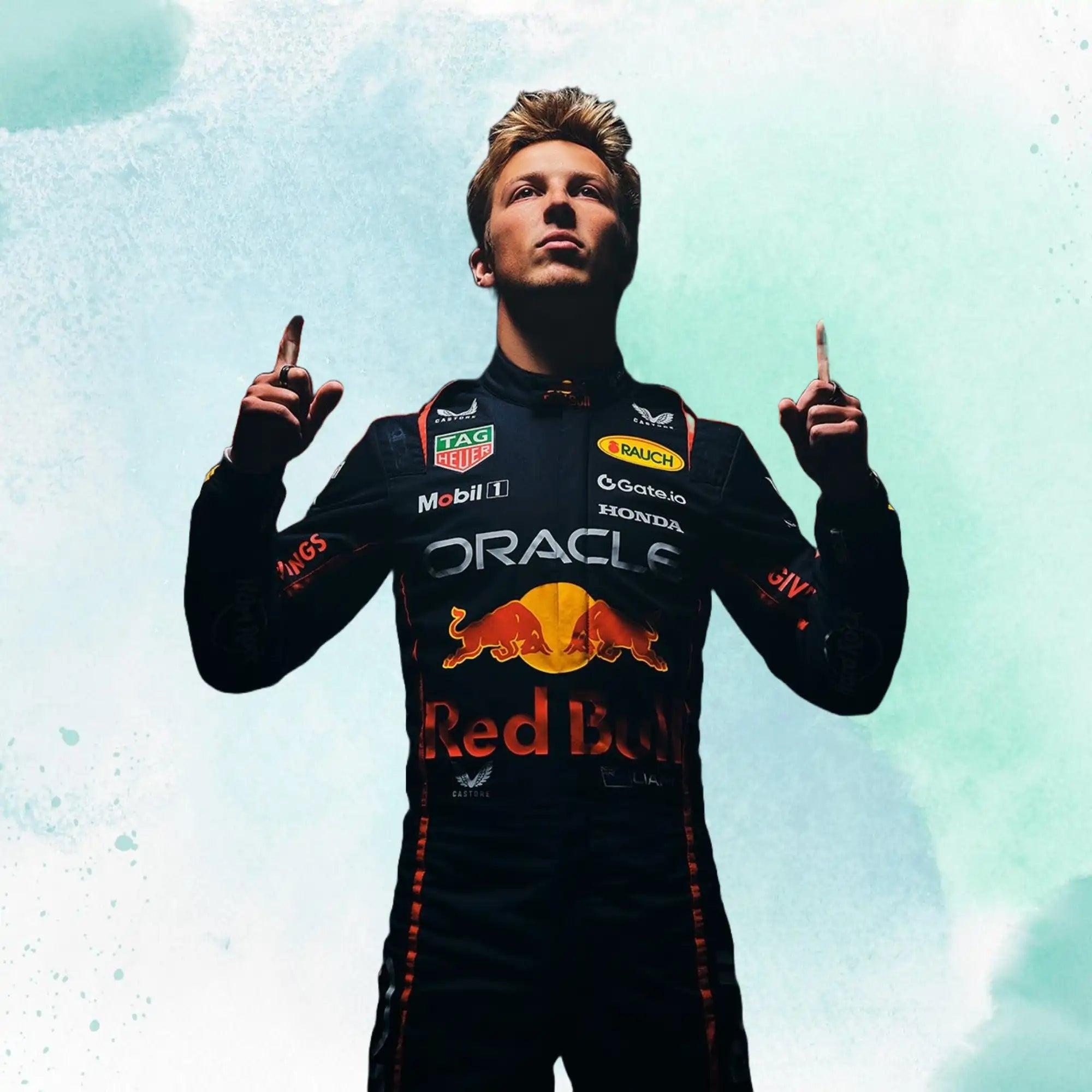 New 2025 Liam Lawson Red Bull F1 Team Replica Race Suit