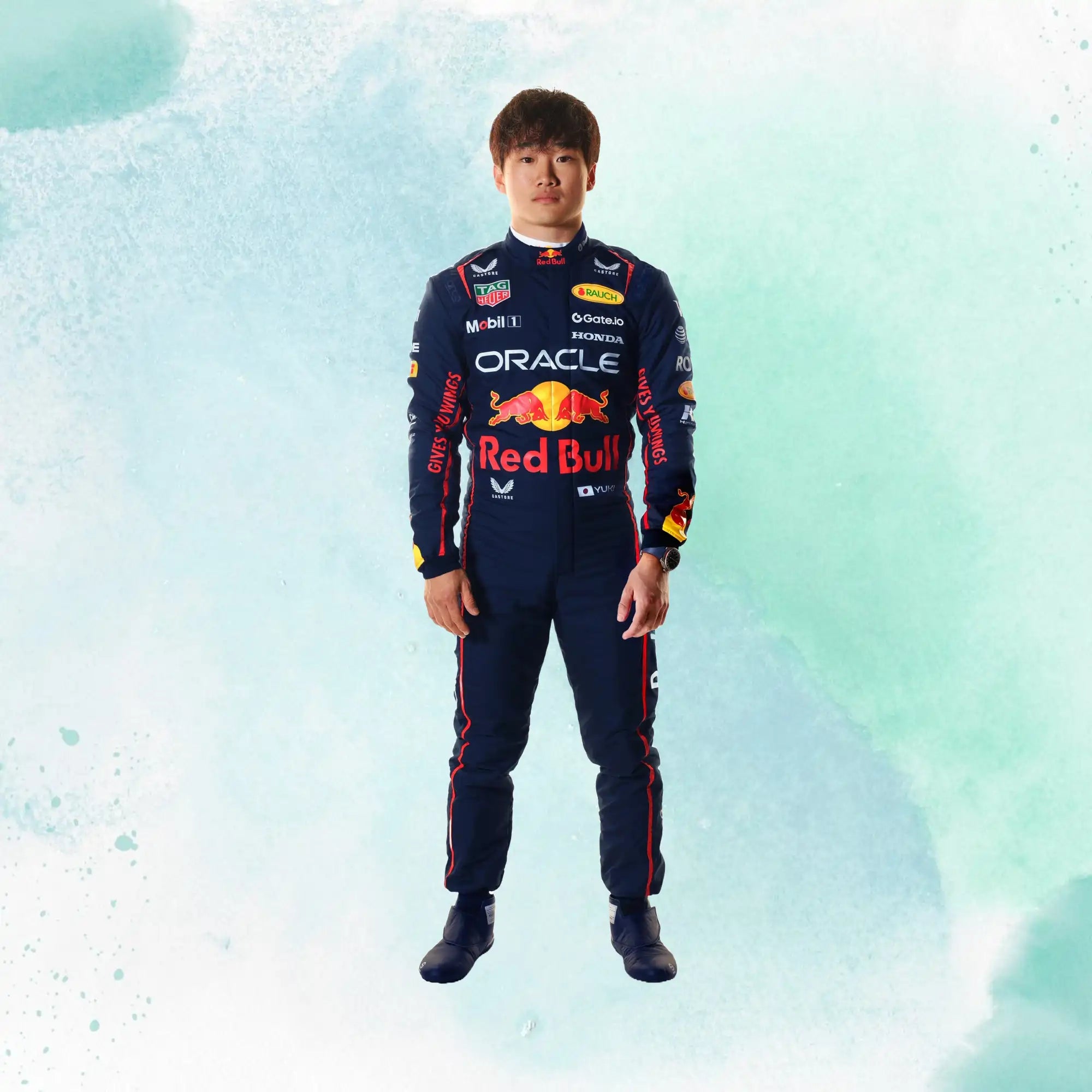 New 2025 Yuki Tsunoda Red Bull F1 Team Replica Race Suit