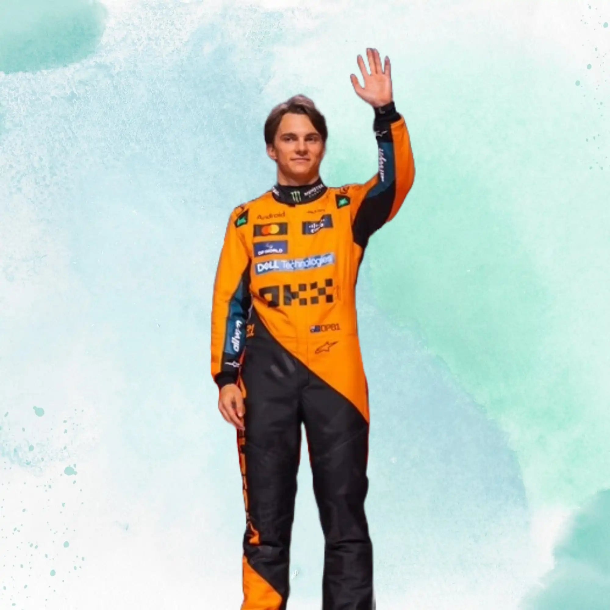 2025 New Oscar Piastri McLaren F1 Team Replica Racing Suit