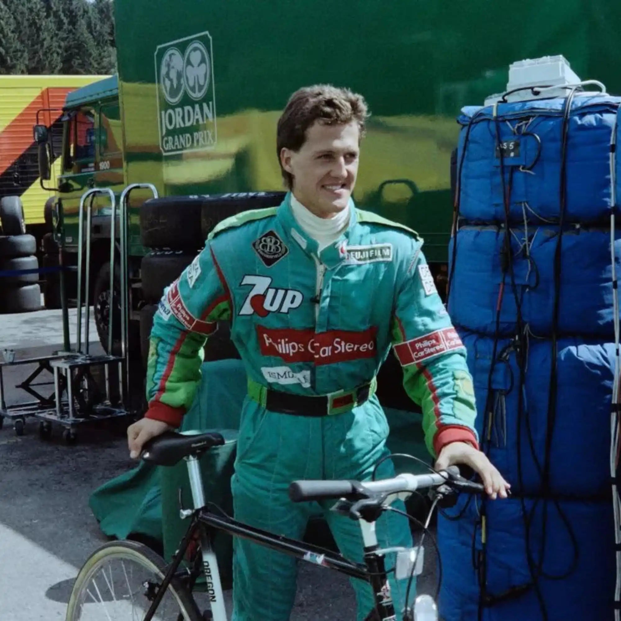 Michael Schumacher 1991 Belgian Grand Prix F1 Embroidery Replica Race Suit
