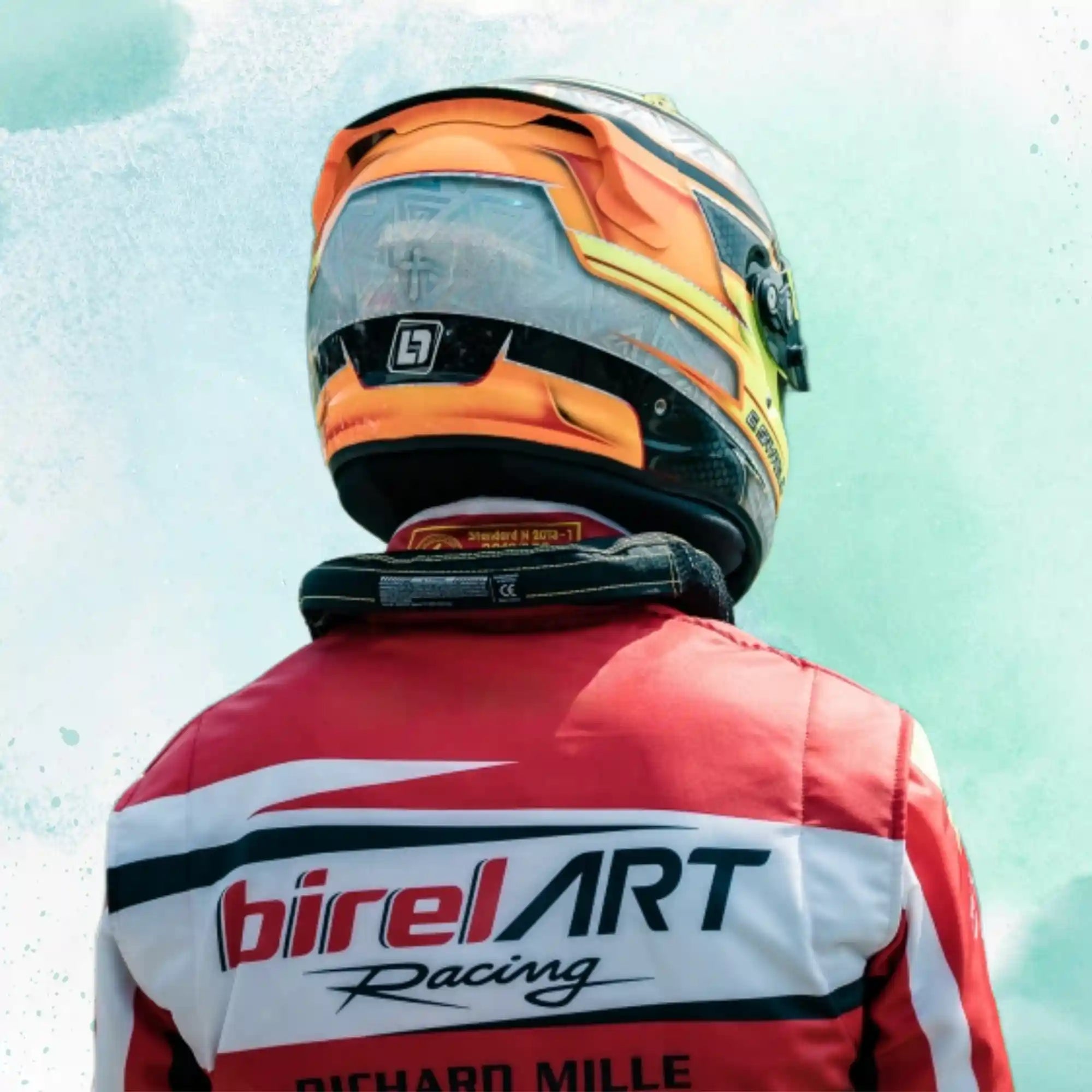 New 2023 Birel ART Go Kart Overall Racing Suit Sublimation Printed