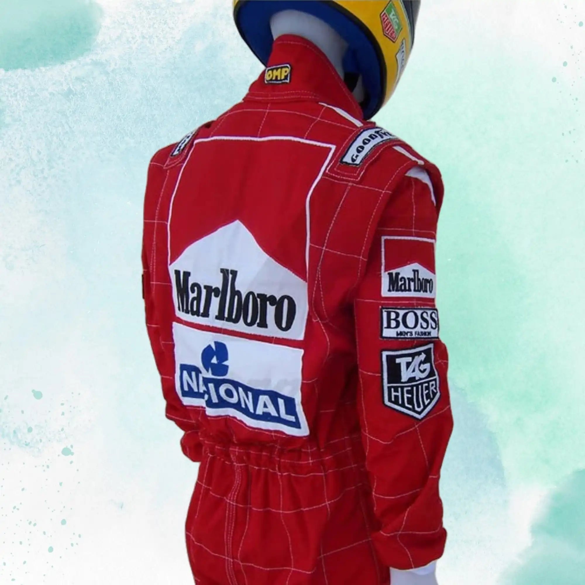 1991 Ayrton Senna Mclaren F1 Embroidery / Patch Replica Race Suit